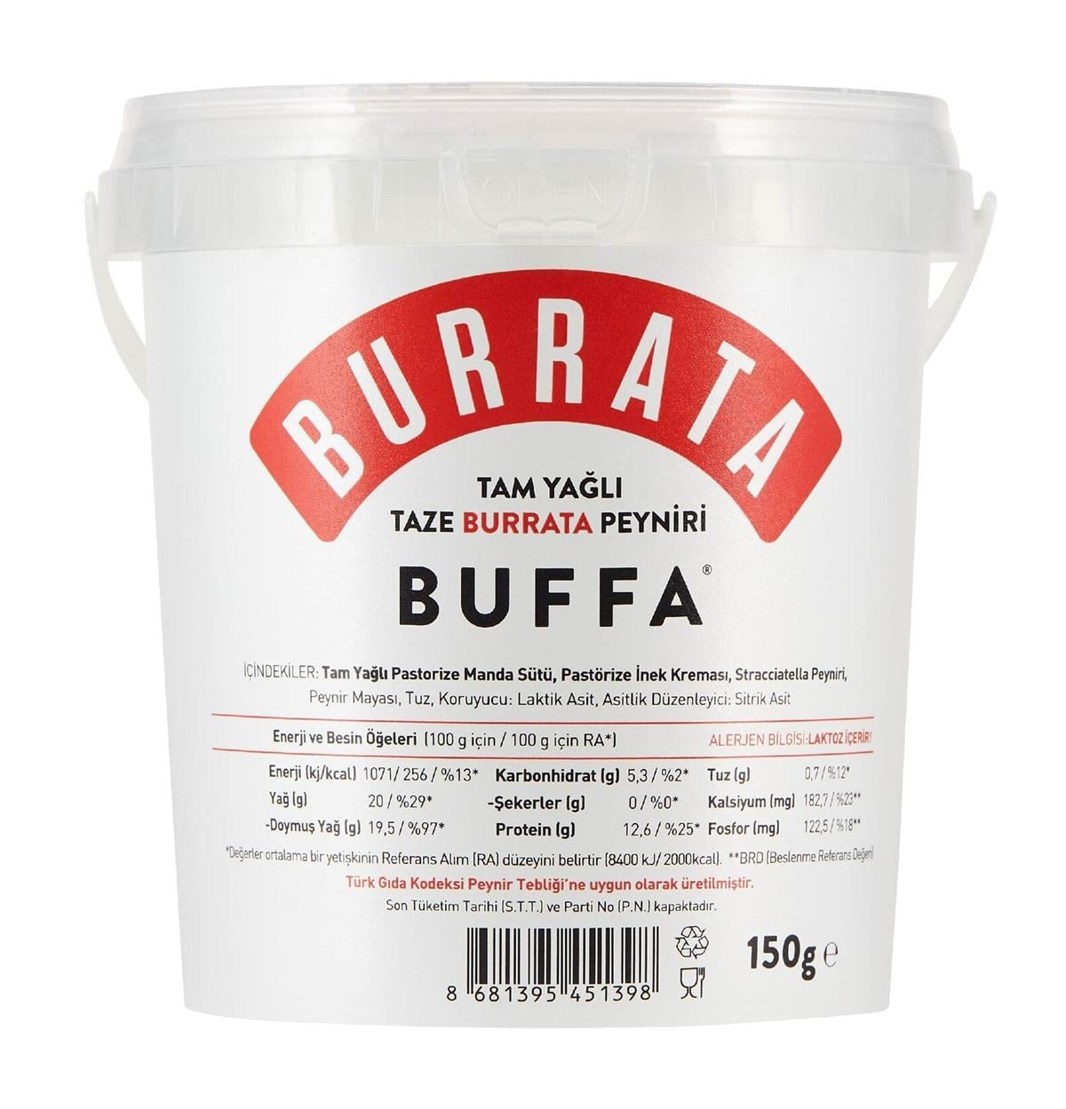 BUFFA BURRATA 150 GR