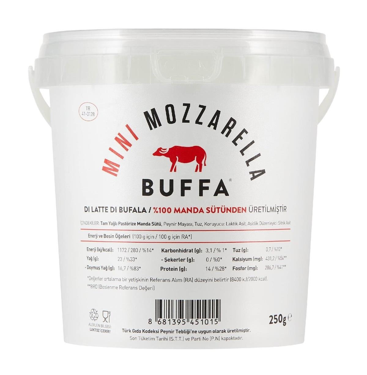 BUFFA MANDA MINI MOZARELLA 250 GR