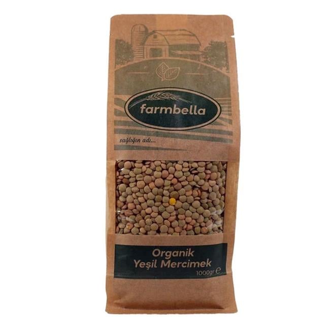 FARMBELLA ORG.YESIL MERCIMEK 1000GR