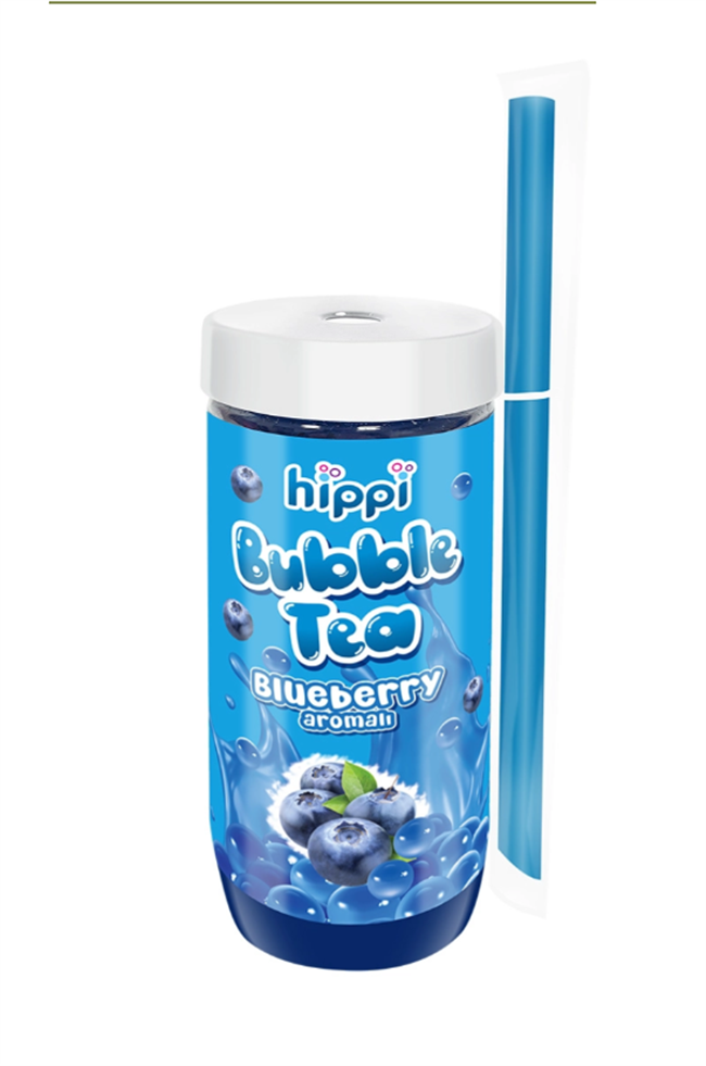 HIPPI BUBBLE TEA BLUEBERRY AROMALI 350 ML