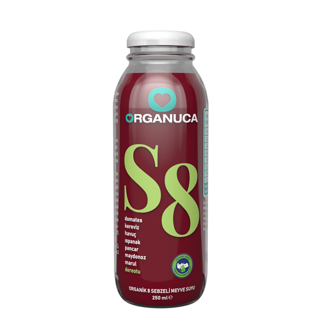 ORGANUCA S8 SEBZELI ICECEK 250ML