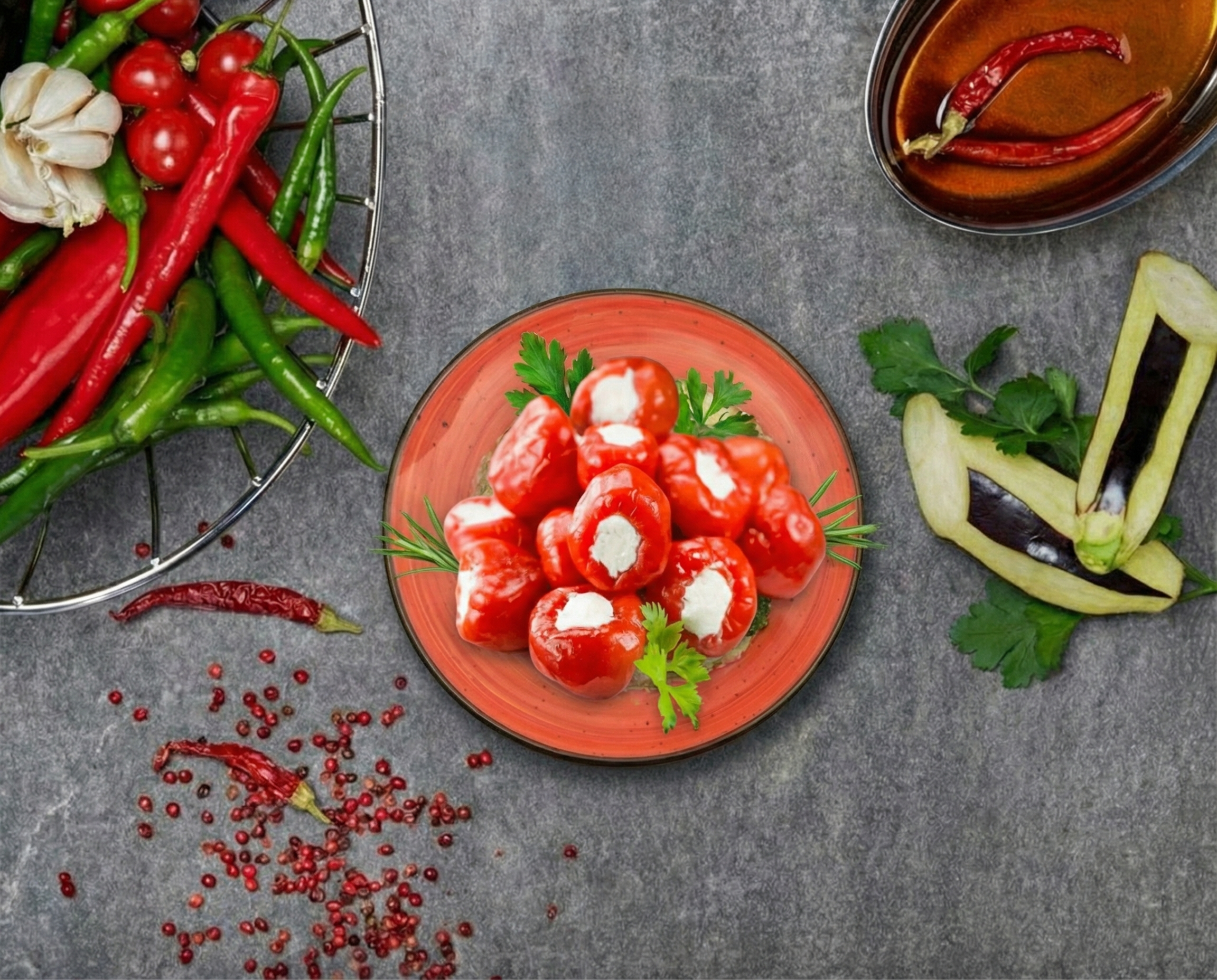 PEYNIR DOLGULU KIRAZ BIBERİ KG