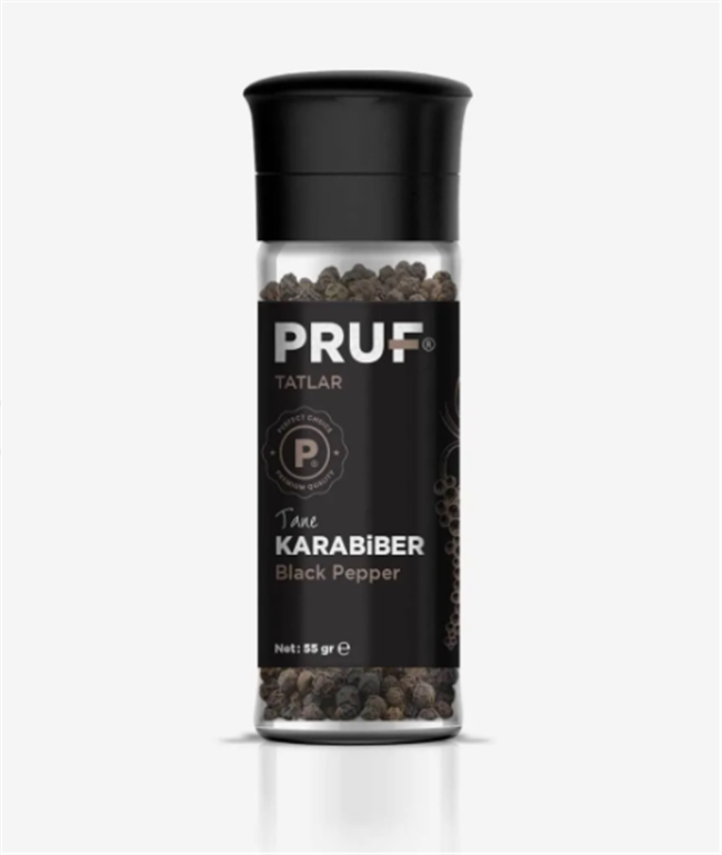 PRUF KARABIBER TANE SISE 55GR