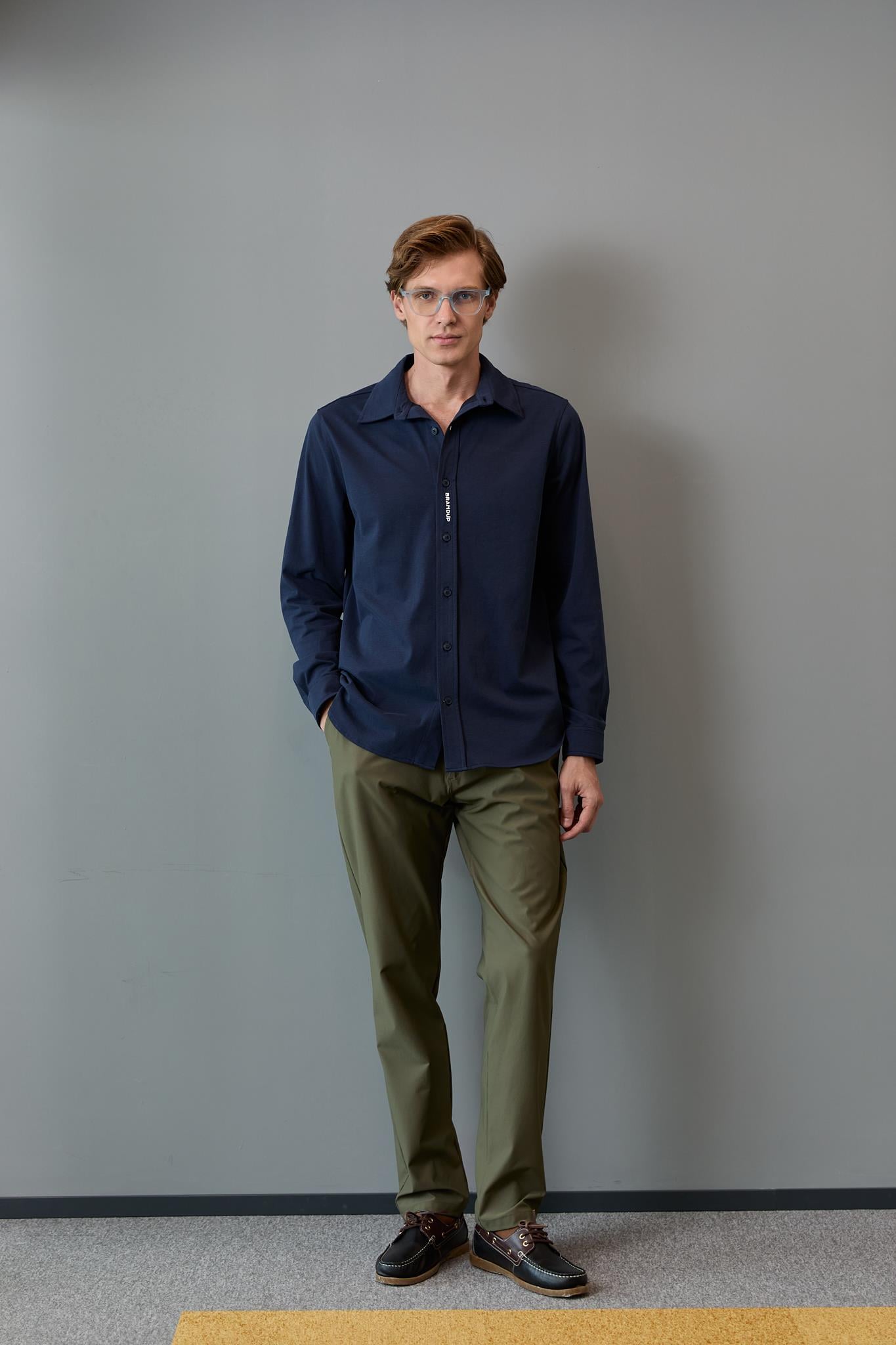 BRANDUP Erkek Dokuma Regular Pantolon