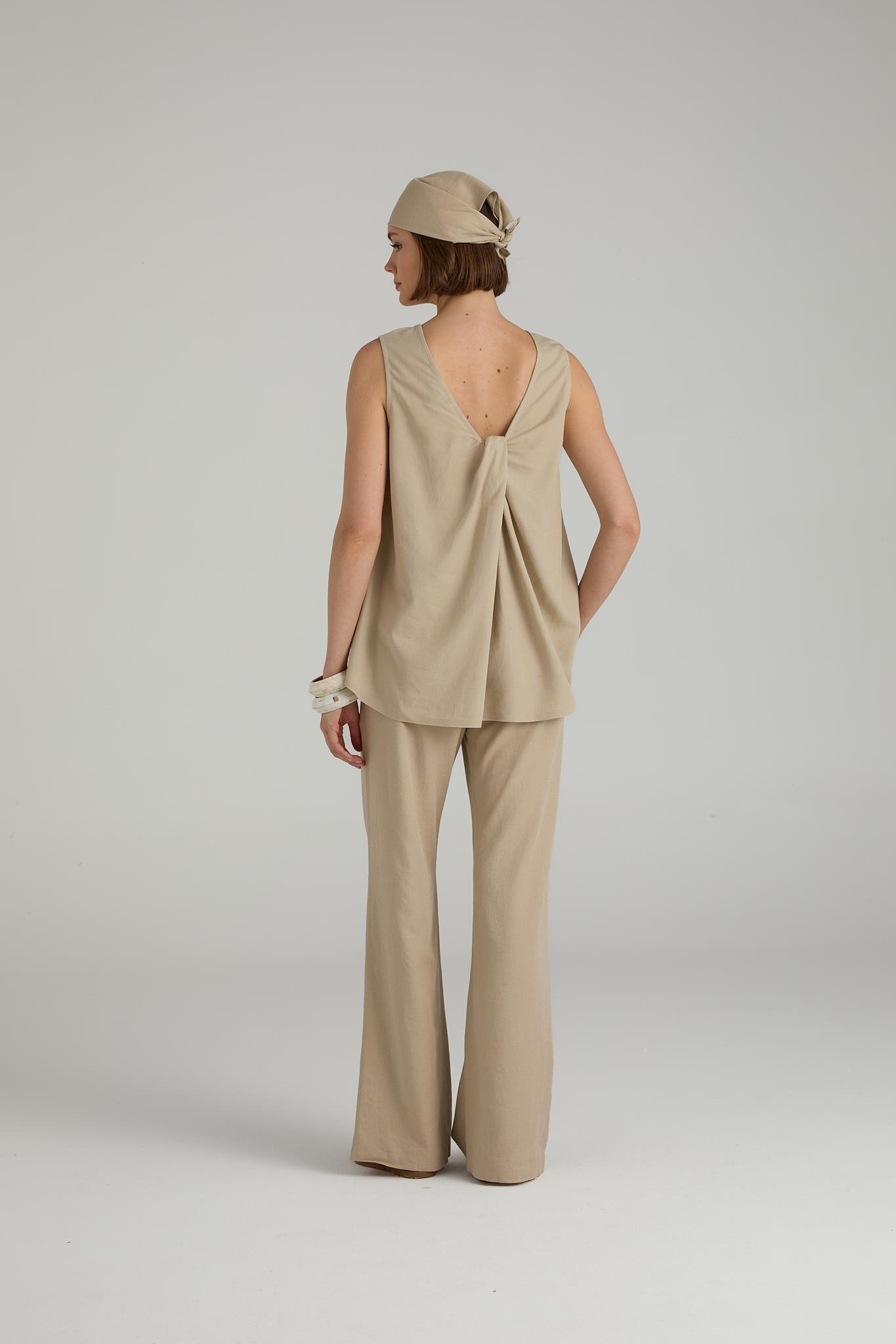 BRANDUP Keten Karışımlı Comfort Fit Pantolon