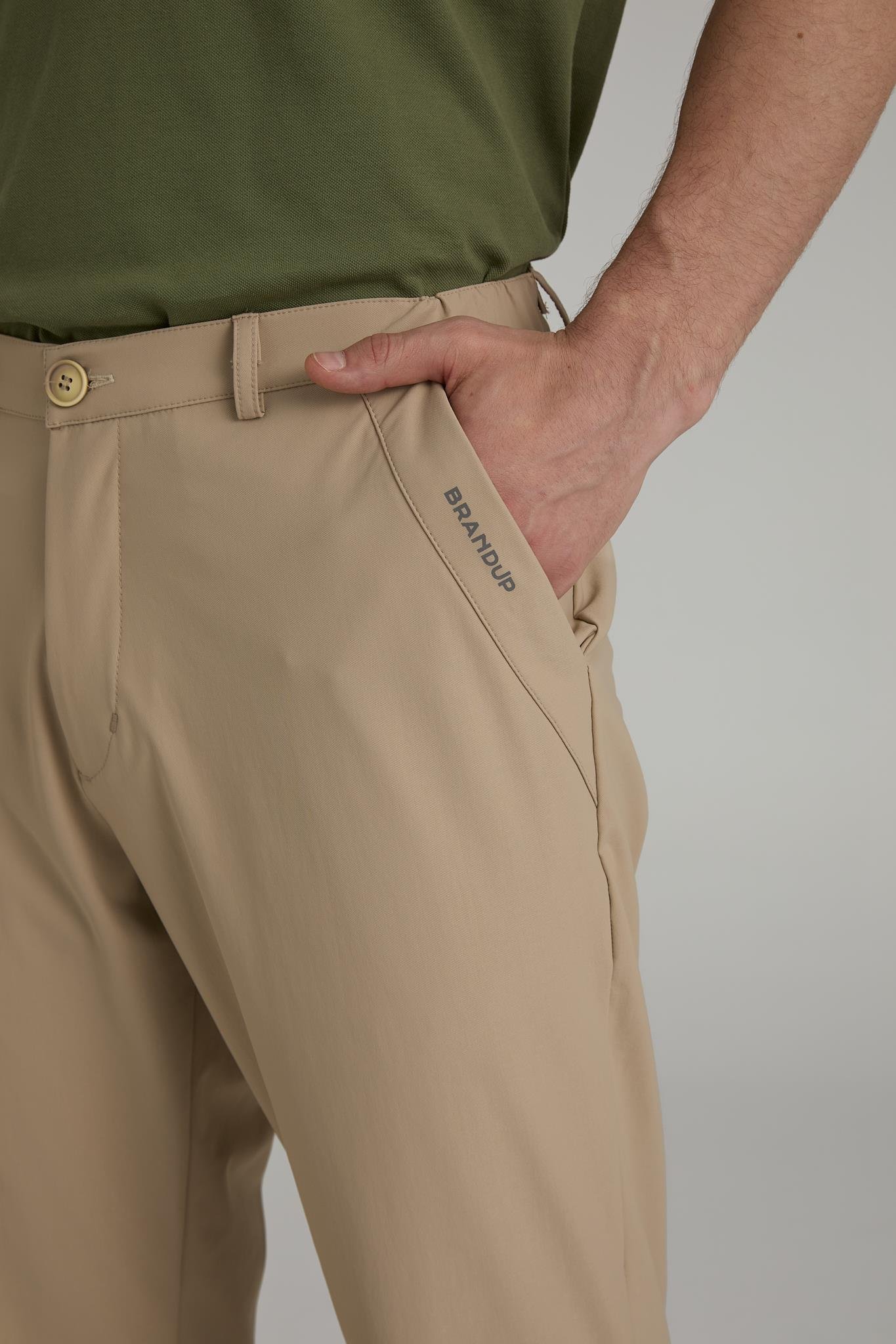 BRANDUP Regular Fit Dokuma Pantolon