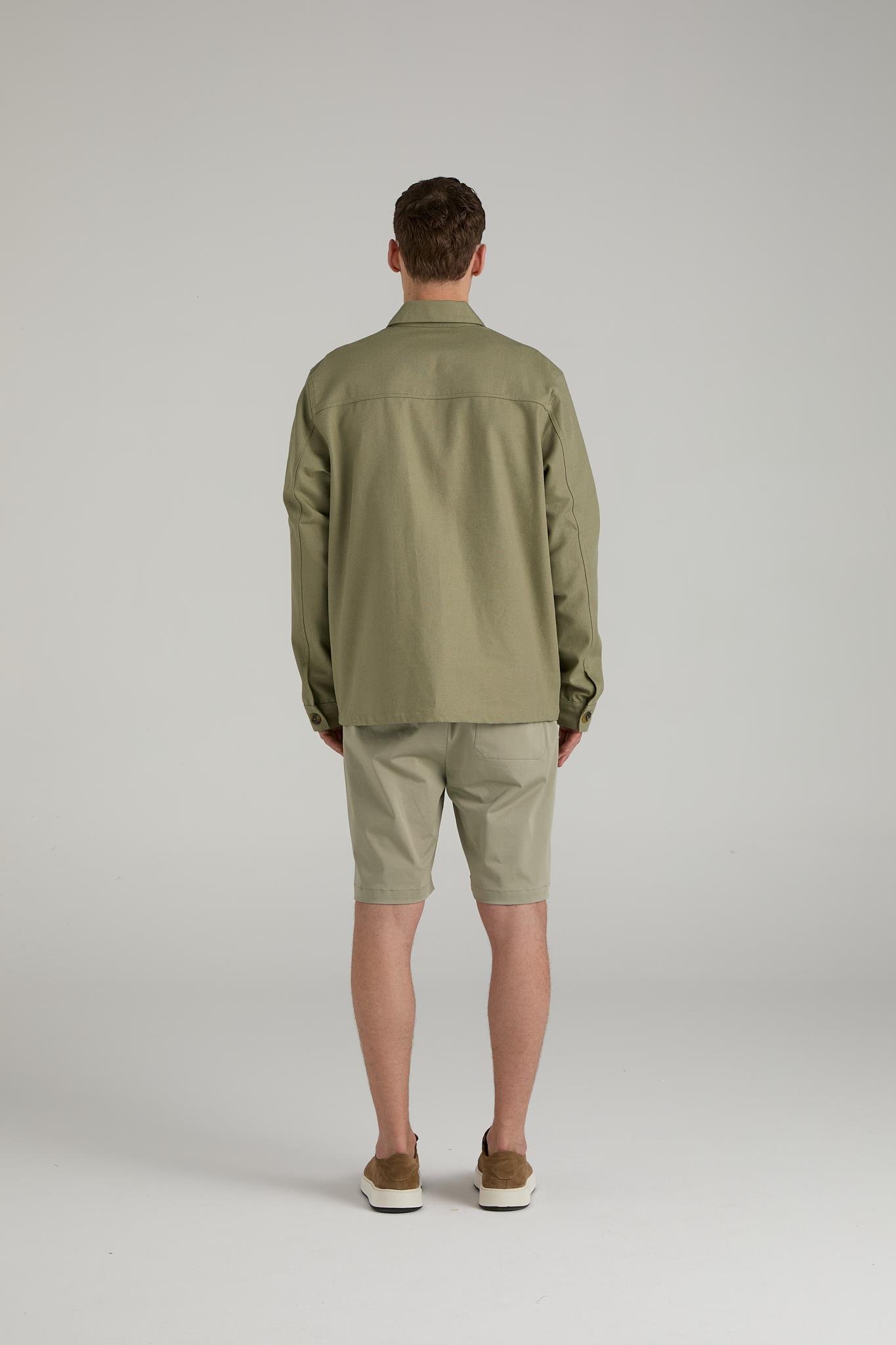 Relax Fit Cepli Canvas Ceket