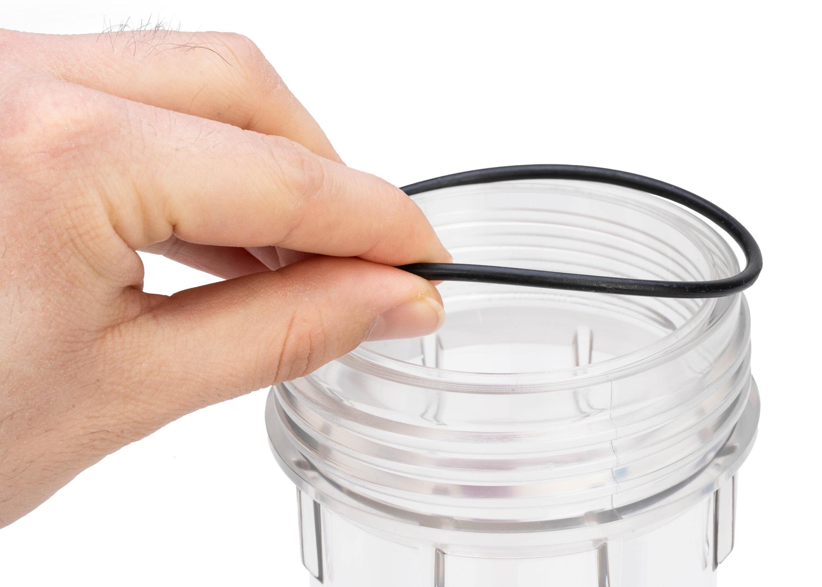 10'' DP Trio Housing 3/4'' Daire Girişi Su Arıtma Filtre Kabı (Üçlü)