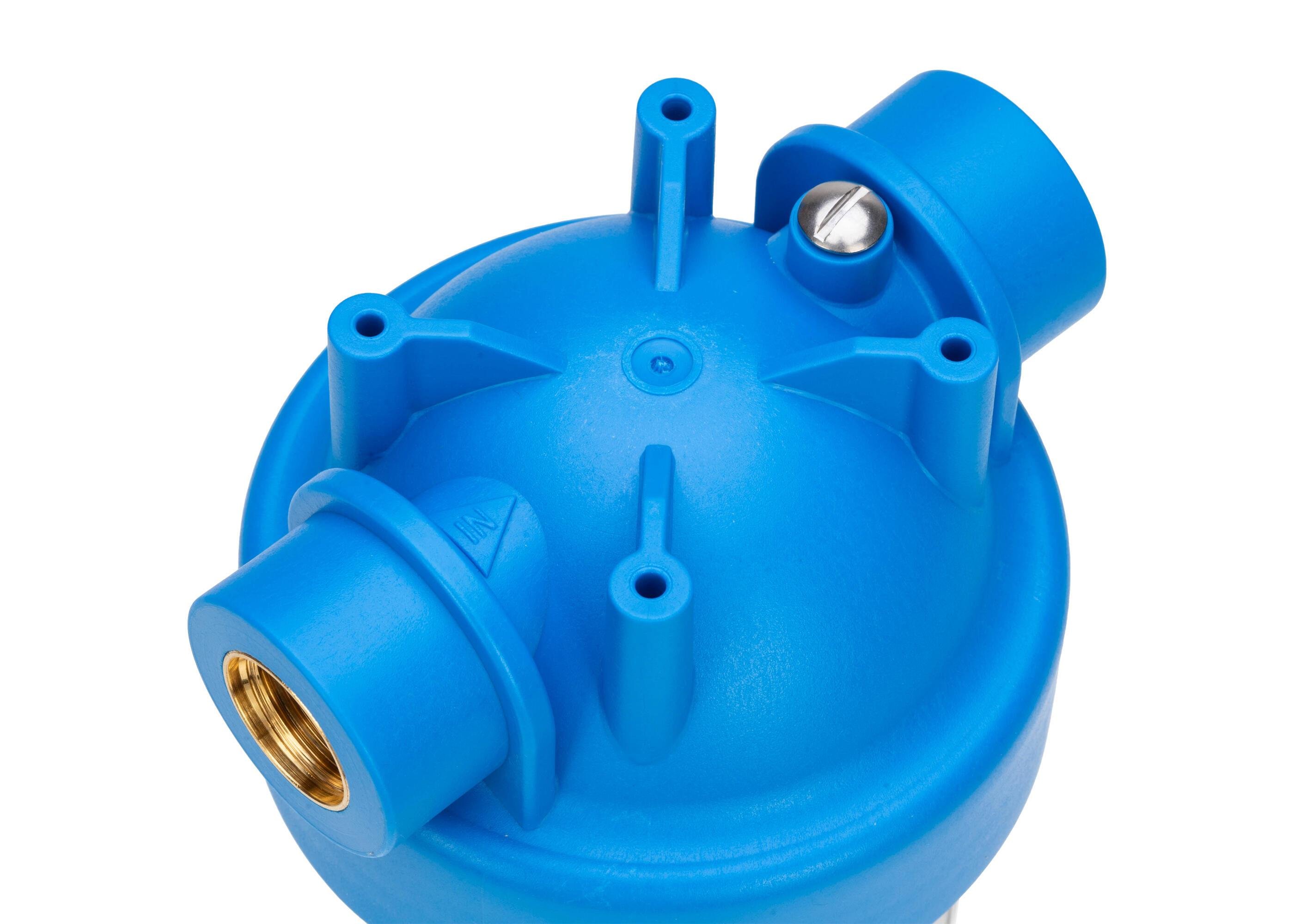 10'' DP Trio Housing 3/4'' Daire Girişi Su Arıtma Filtre Kabı (Üçlü)