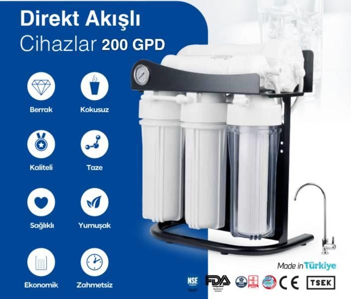 200 GPD Çay Ocağı Tipi Su Arıtma Cihazı