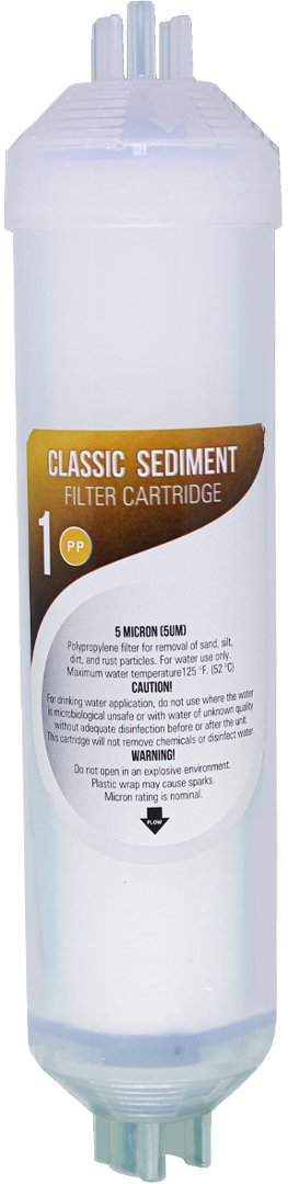 25 Adet Çubuklu 12’’ İnline Sediment Filtre (Spun Filtre)