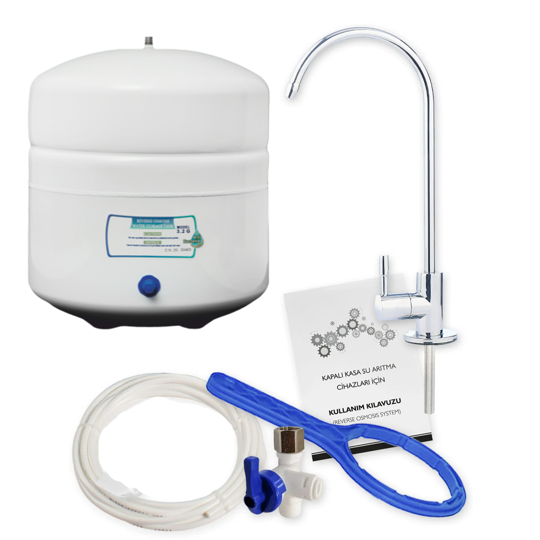 Açık Kasa 5 Aşamalı Pompalı Su Arıtma Cihazı