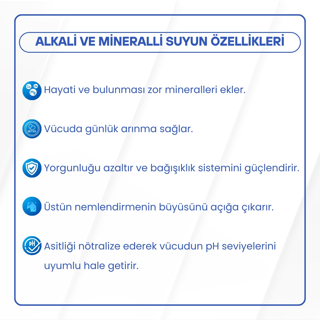 Aquatime Atık Su Atmayan Alkali Mineral Su Arıtma Cihazı