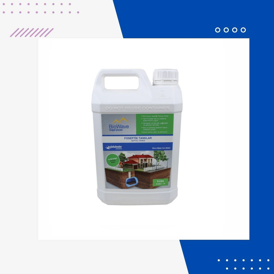 Biowave Foseptik Tanklar Koku ve Atık Giderici 5 Litre