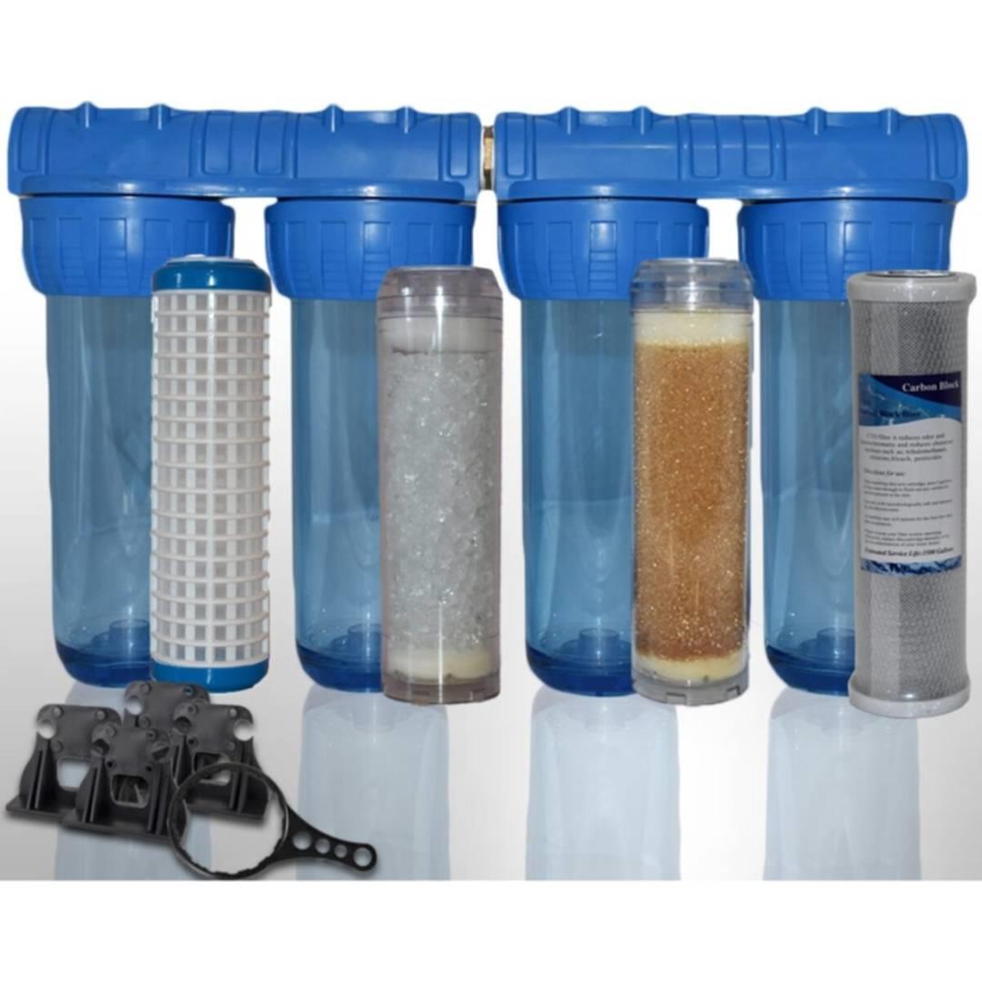 Daire Bina Sayaç Girişi 4 Aşama Su Arıtma Cihazı (Ağır Kireç Önleyici Yumuşatma Sistemi)