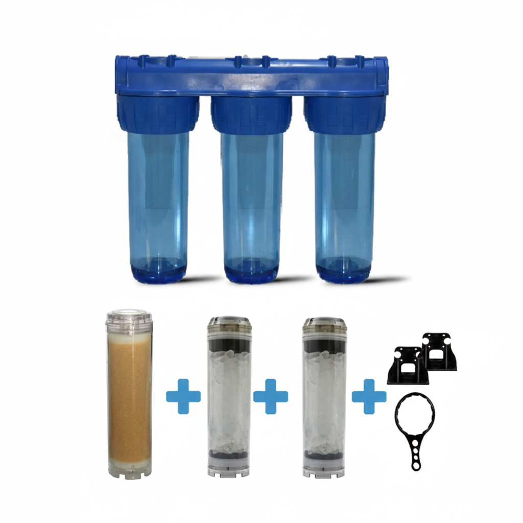 Daire Girişi Su Arıtma Cihazı Ağır Kireç Ve Klor Önleyici 