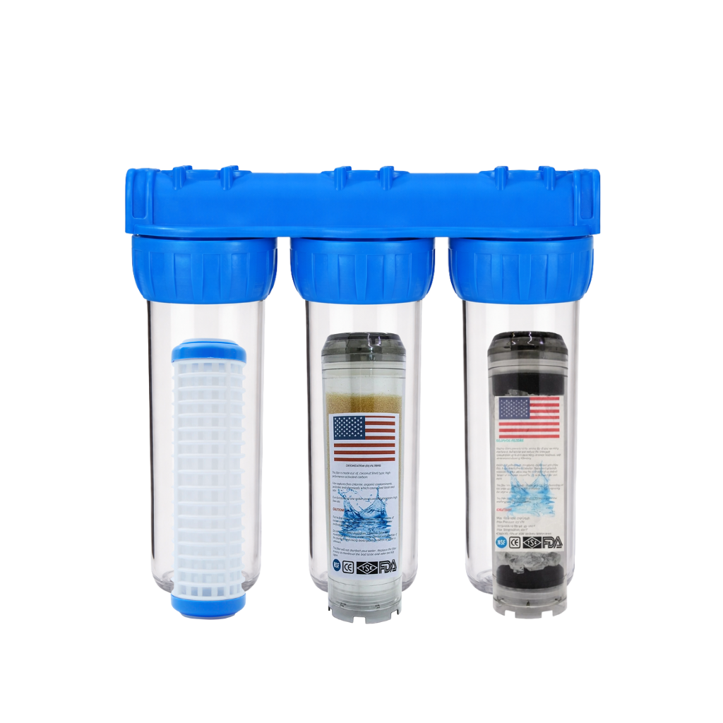 Daire Girişi Su Yumuşatma Cihazı Klor Ve Kireç Önleyici (Yıkanabilir - Shell Reçine - Shell Silifoz)