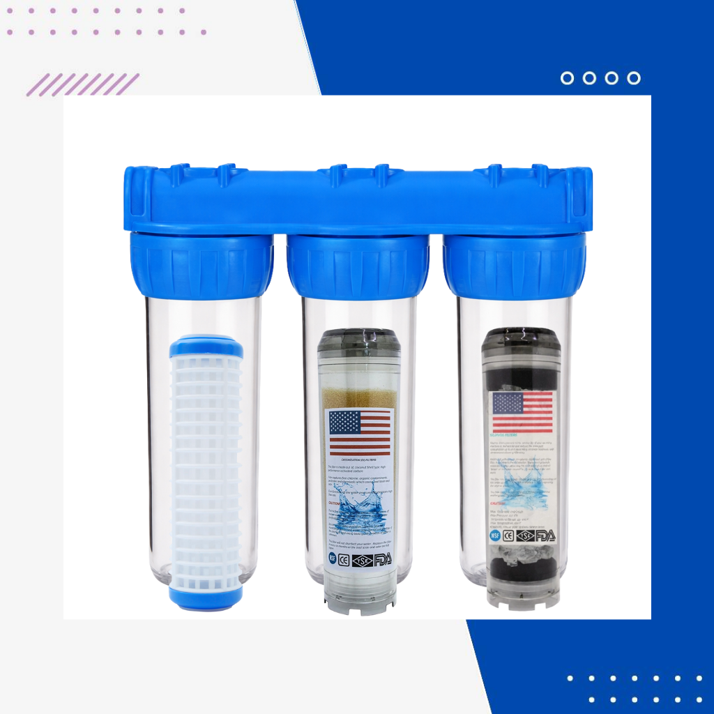 Daire Girişi Su Yumuşatma Cihazı Klor Ve Kireç Önleyici (Yıkanabilir - Shell Reçine - Shell Silifoz)