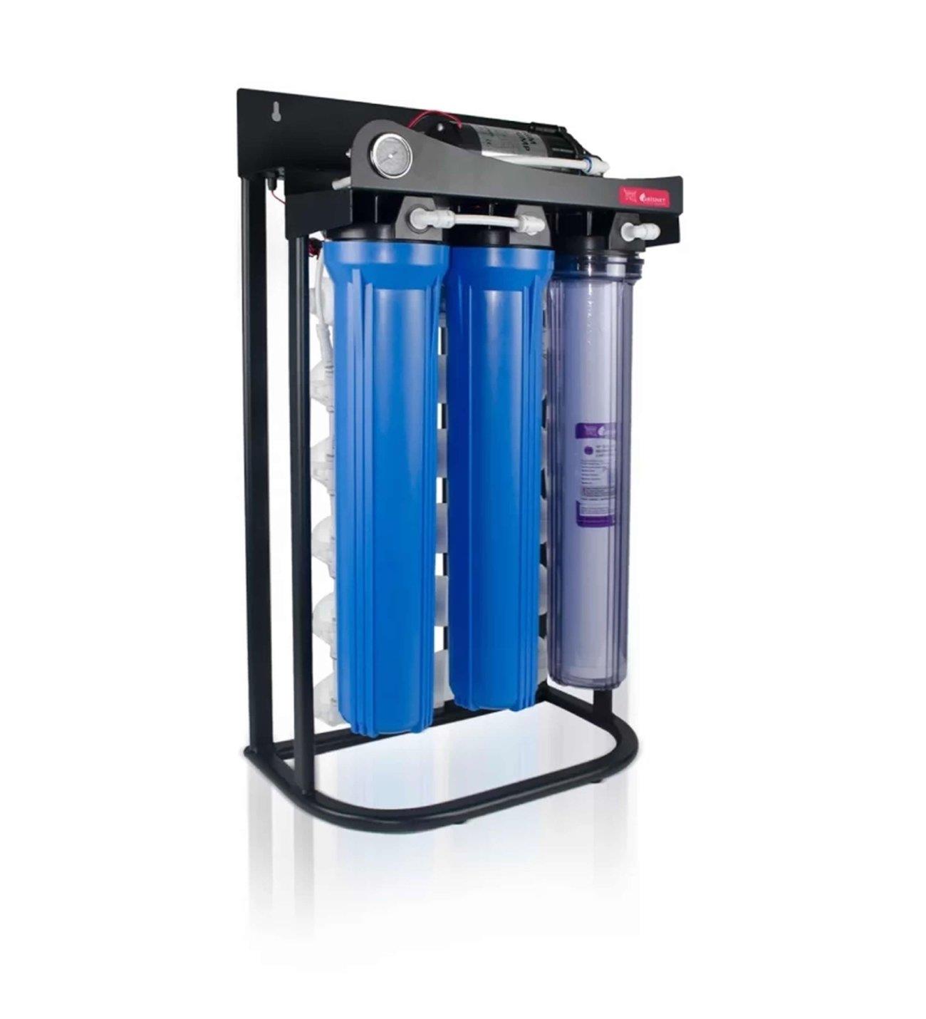 Deiyonize Saf Su Arıtma Cihazı Günde 1500 LT Kapasiteli Ultraviyole Sistemli