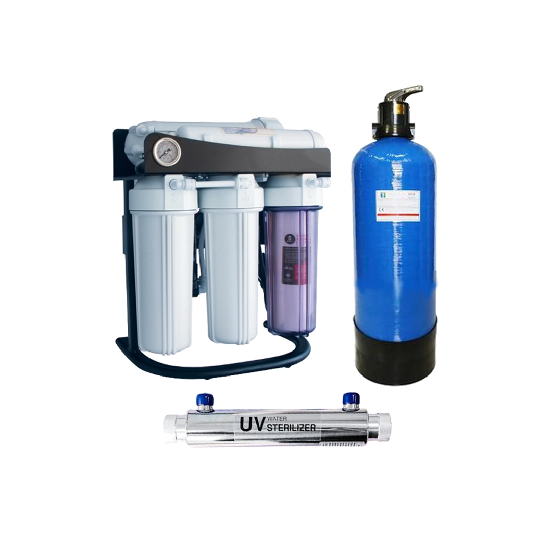 Deiyonize Saf Su Arıtma Cihazı Günde 1100 LT Kapasiteli Ultraviyole Sistemli