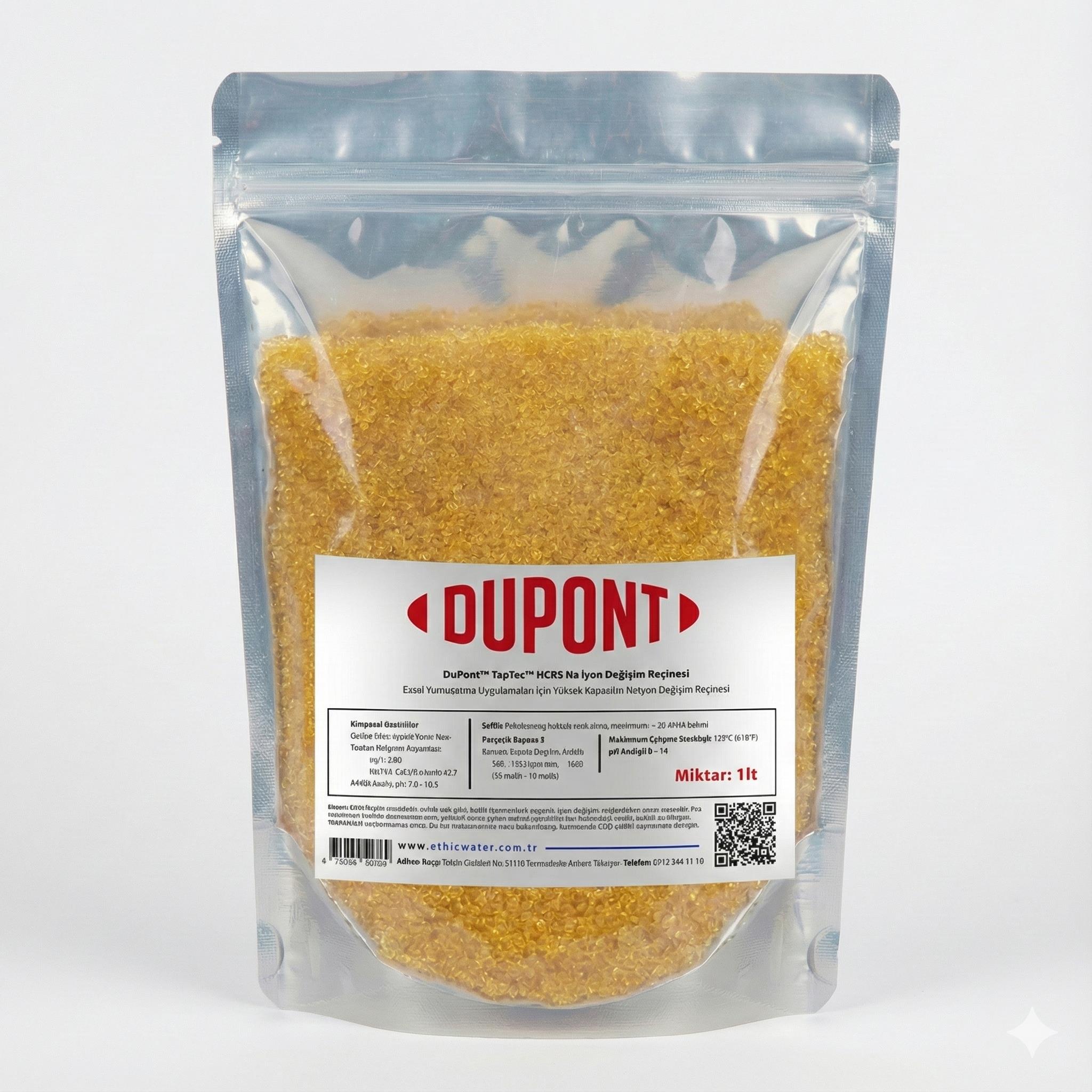 Dupont Dowex HCR-S/S Gıda Sınıfı Yumuşatma Reçinesi  1 Litre