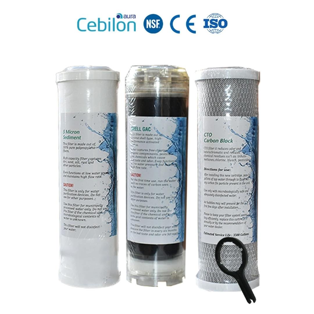 İhlas Aura Cebilon Su Arıtma 6 Aylık Bakım Filtre Seti