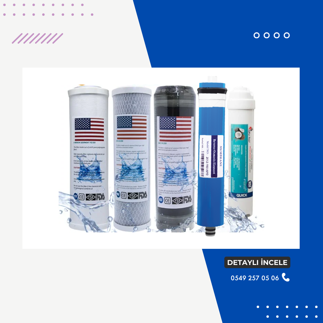 İhlas Su Arıtma Cihazı Tam Takım Su Arıtma Filtresi