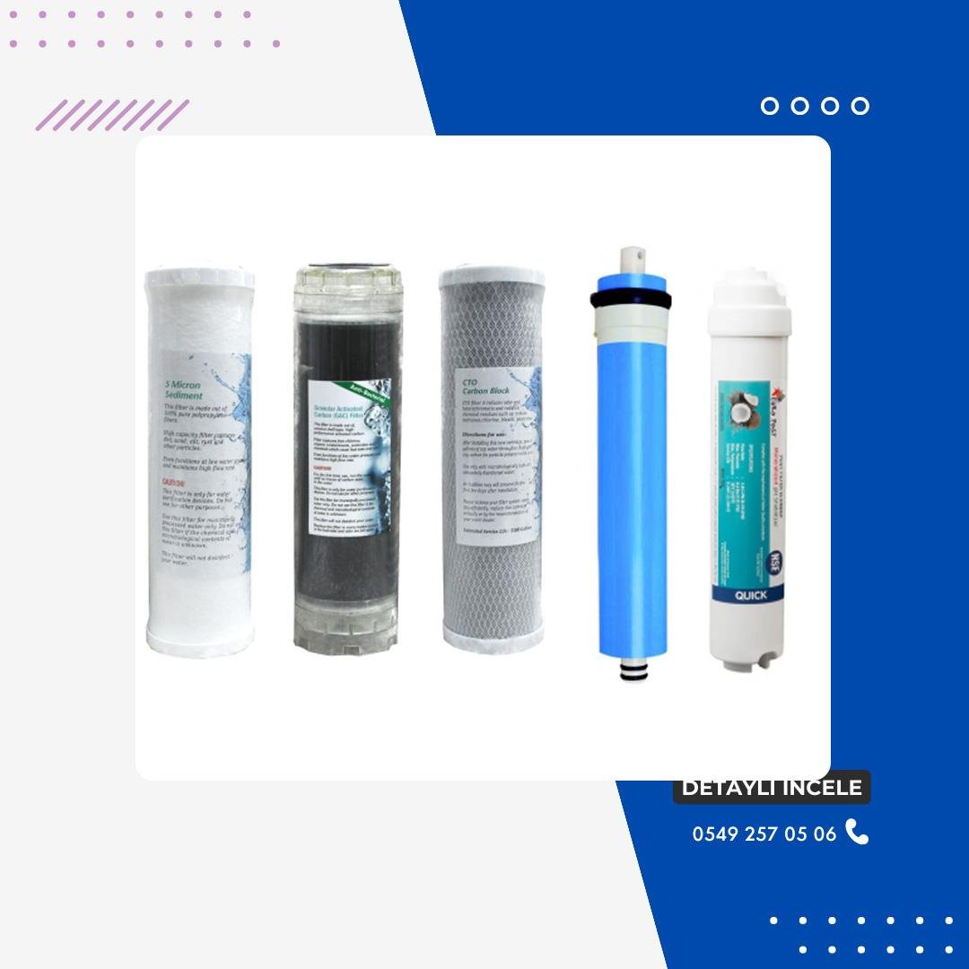 İhlas Su Arıtma Filtresi 5li Set Fiyatı