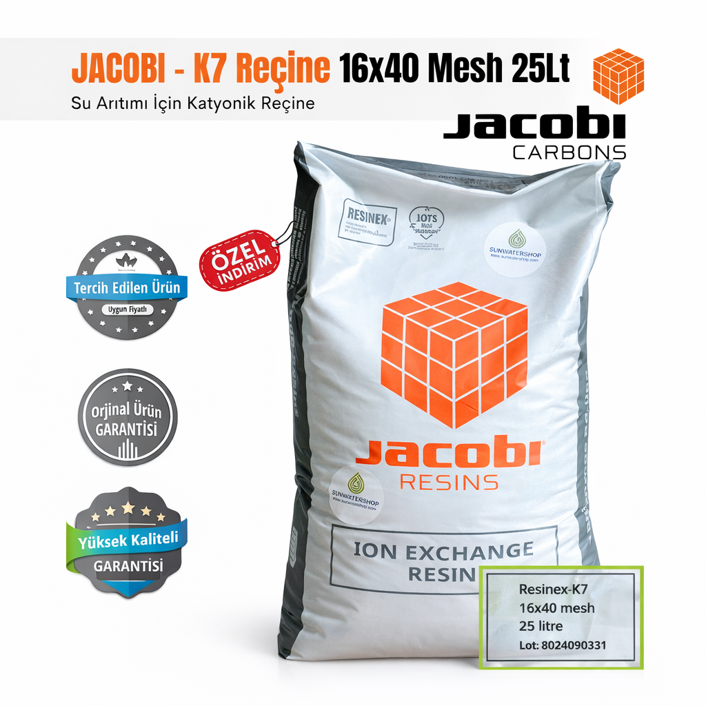 Jacobi Resinex K-7 Katyonik Reçine