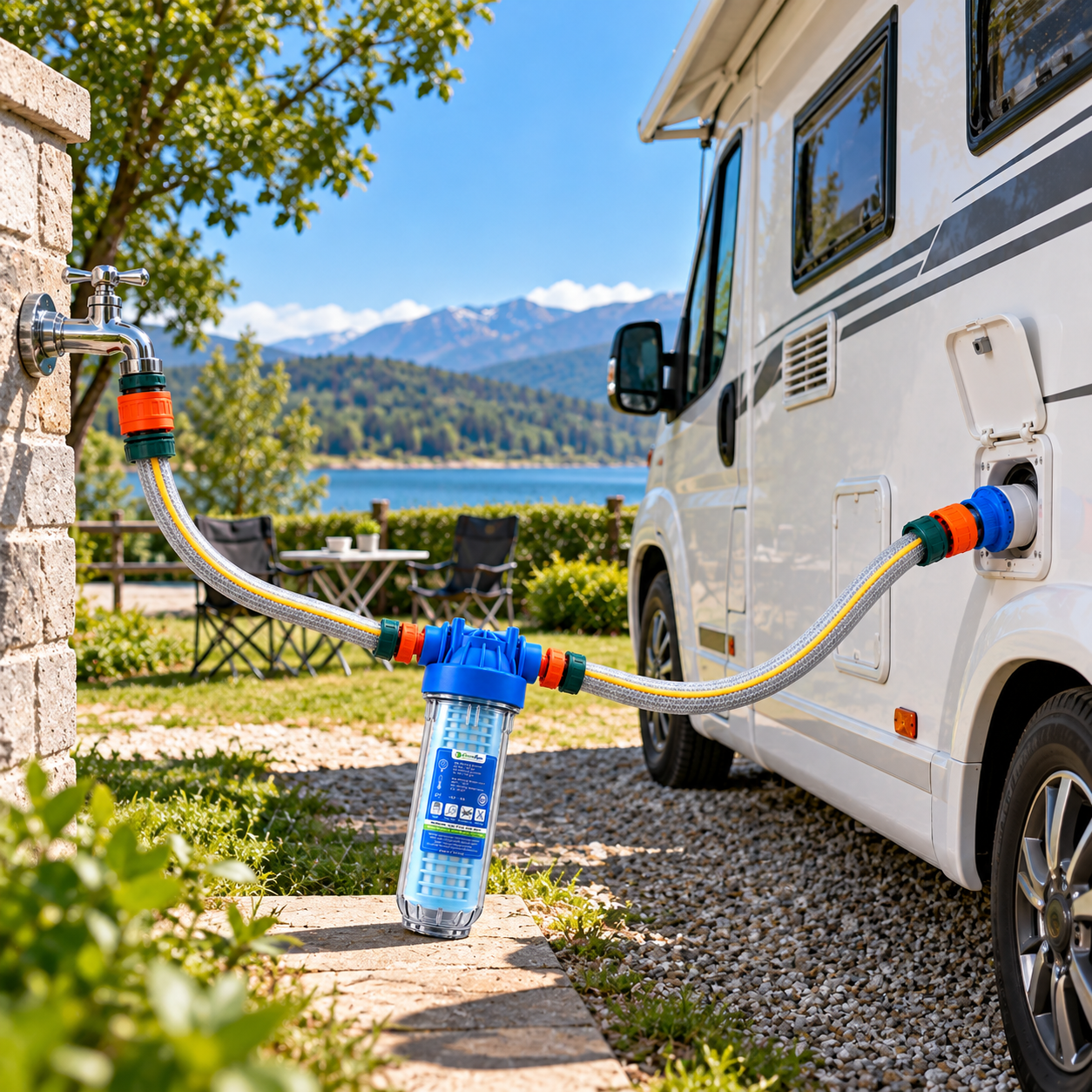 Karavan & Tekne Tipi Çok Fonksiyonlu Tortu Ve Kireç Önleyici Depo Dolum Filtresi