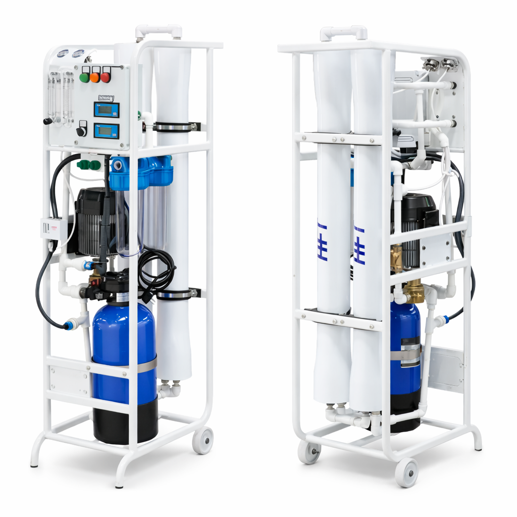 Mobil Saf Su Arıtma Cihazı Günde 5 Ton Kapasiteli Taşınabilir Saf Su Cihazı