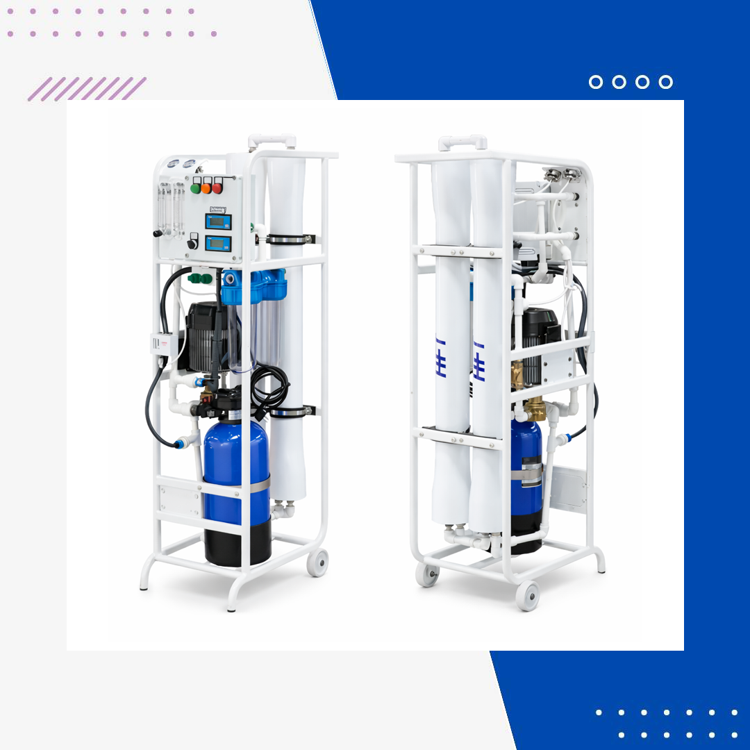 Mobil Saf Su Arıtma Cihazı Günde 5 Ton Kapasiteli Taşınabilir Saf Su Cihazı