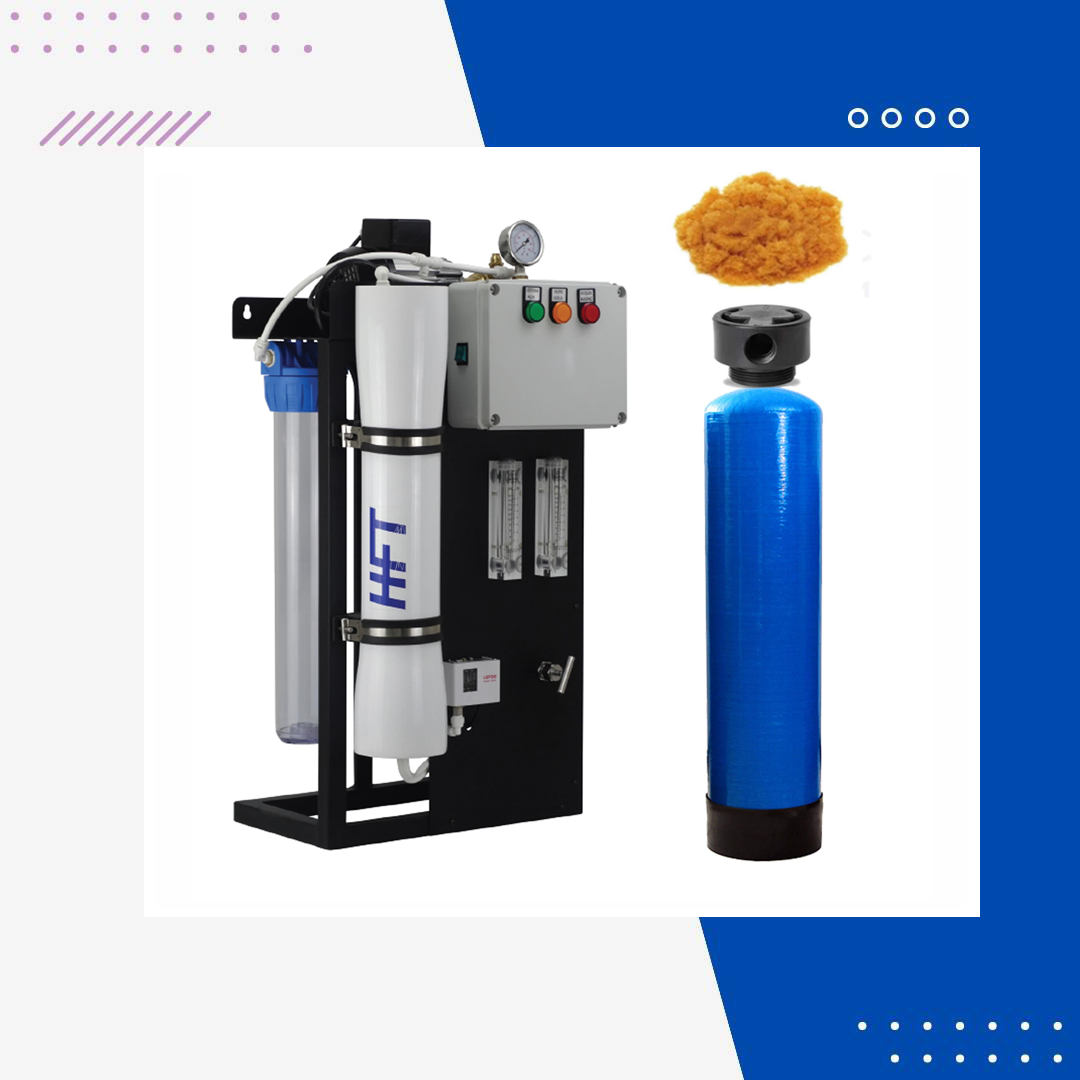 Saf Su Arıtma Cihazı Günde 3750 LT Kapasiteli Deiyonize Endüstriyel Saf Su Sistemi