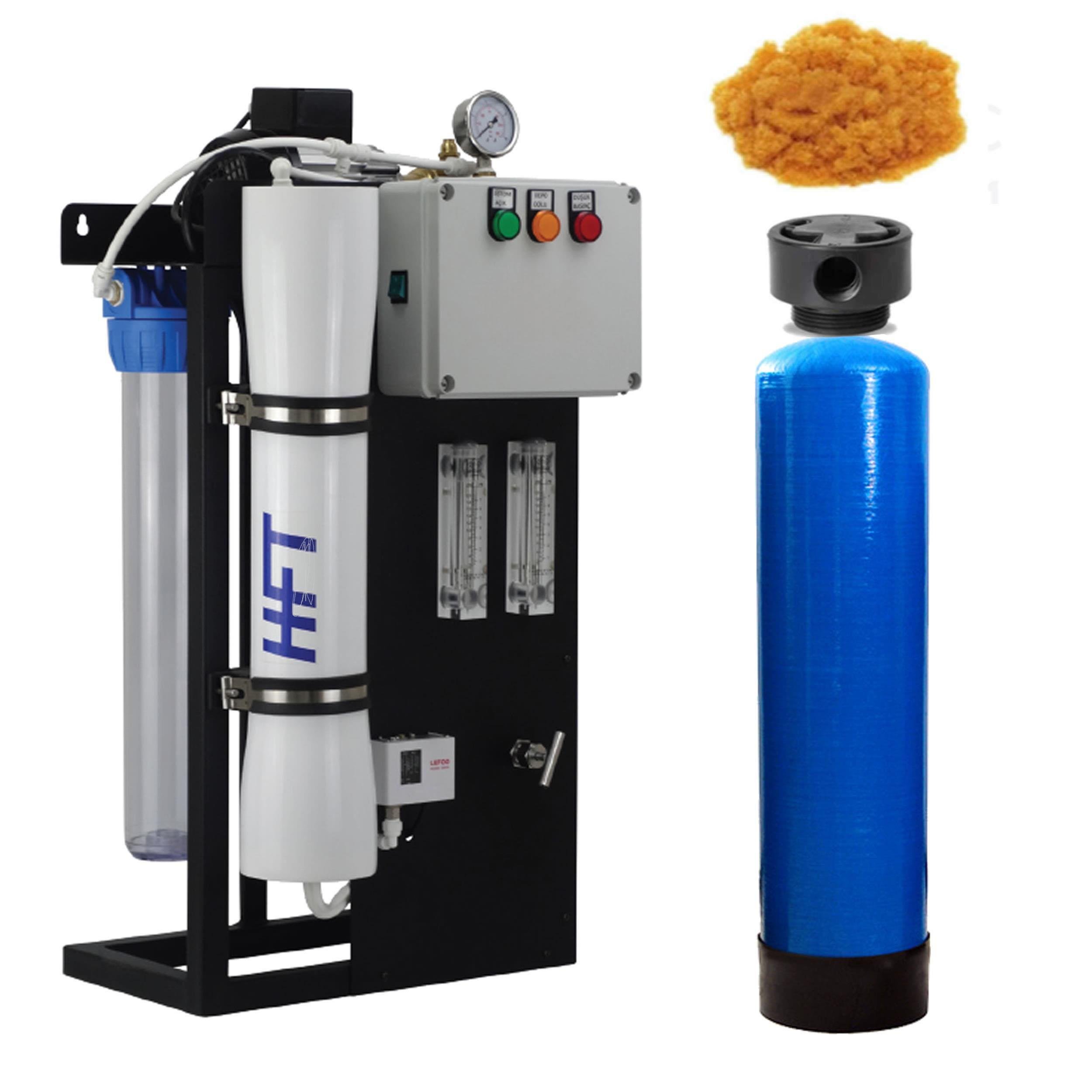 Saf Su Arıtma Cihazı Günde 3750 LT Kapasiteli Deiyonize Endüstriyel Saf Su Sistemi