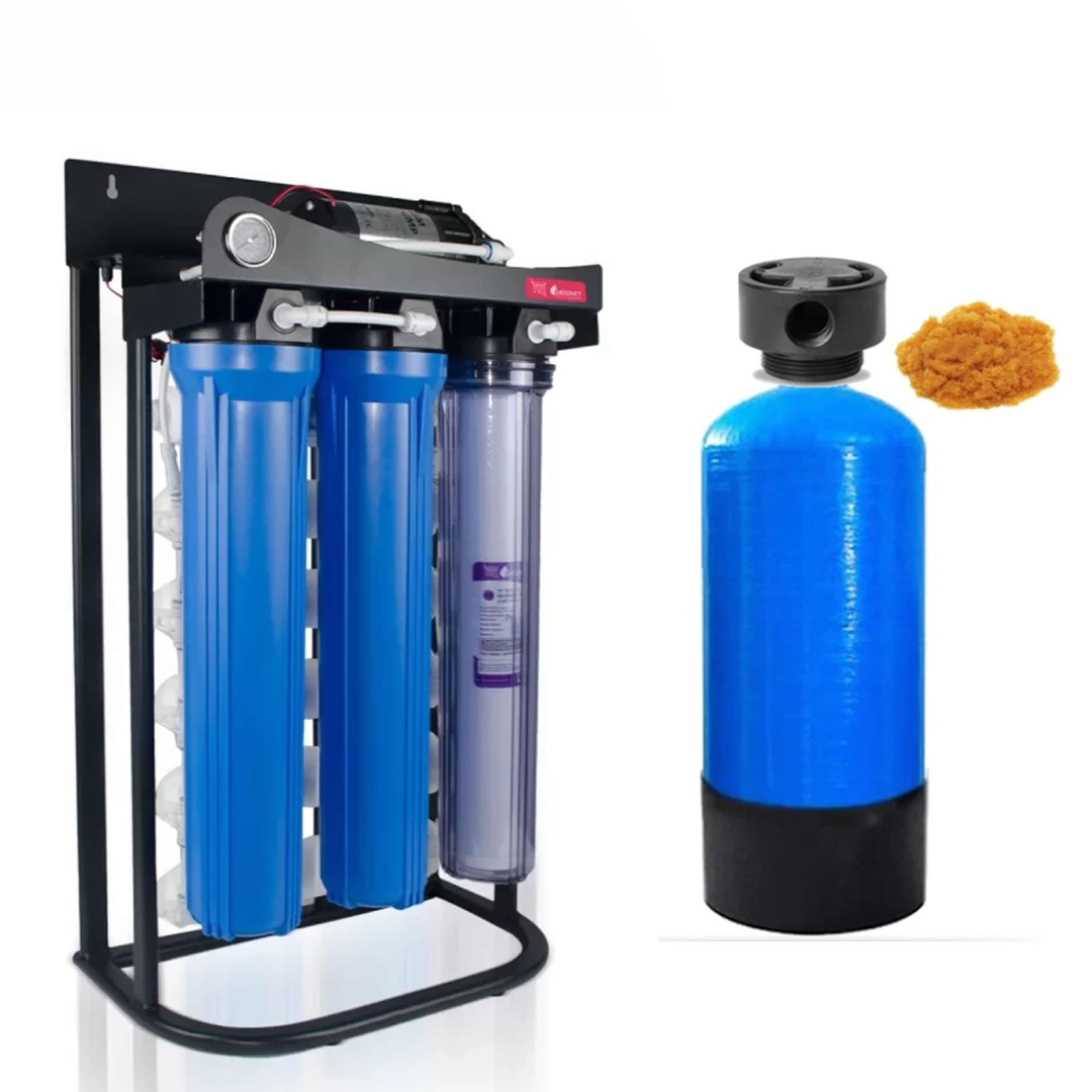 Sanayi Tipi Saf Su Arıtma Cihazı Günde 1100 LT Kapasiteli Direk Akışlı