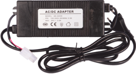 Su Arıtma Cihazı Adaptörü 75-100 Gpd Cihazlar 24V 1.2A