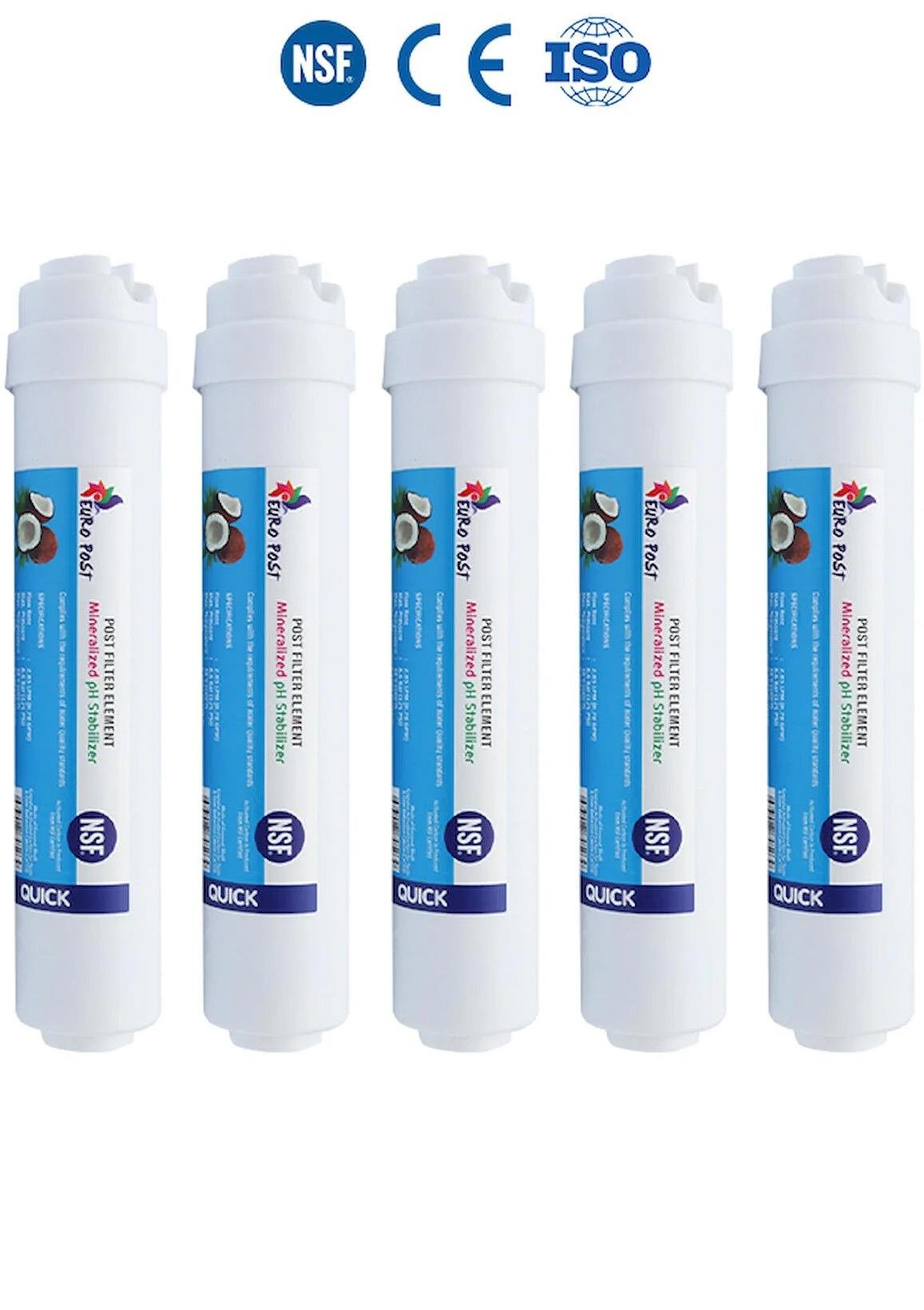 Su Arıtma Cihazı Filtresi Son Karbon Filtre NSF Onaylı 5 Adet