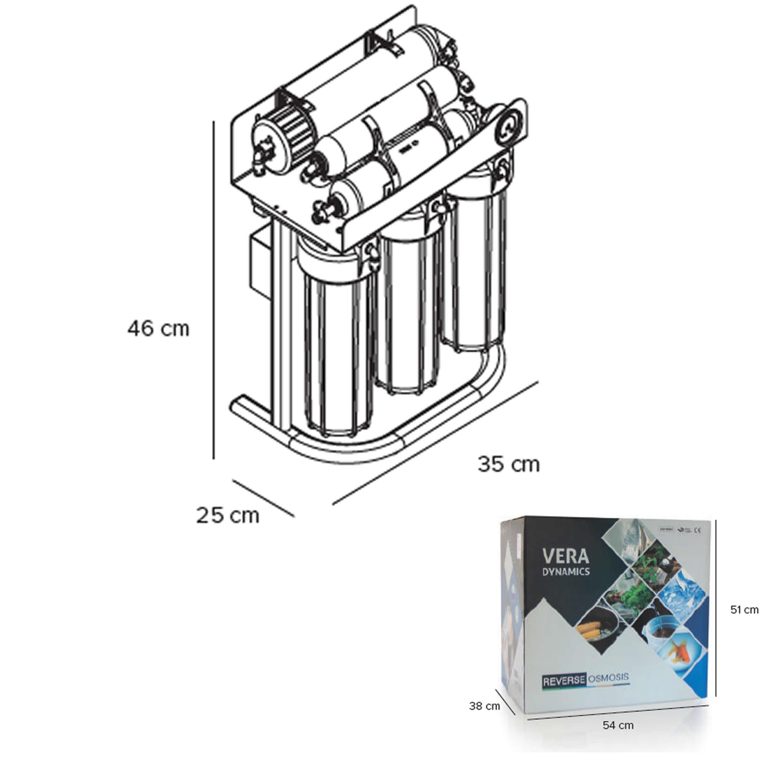 Vera Saf Su Arıtma Cihazı Günde 350 LT Saf Su Arıtma Cihazı