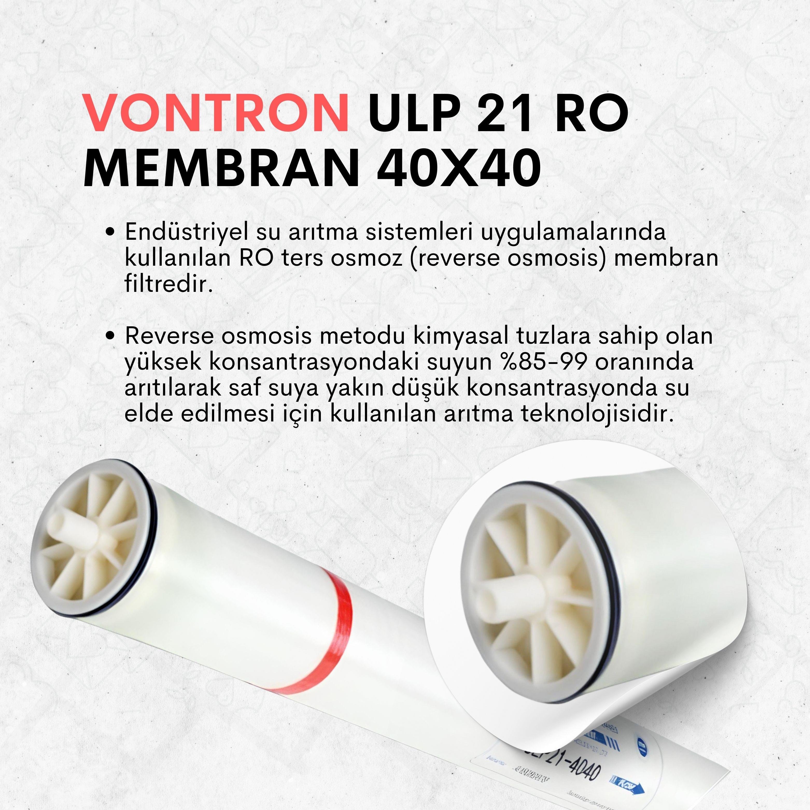 Vontron ULP 21 RO Membran 40x40
