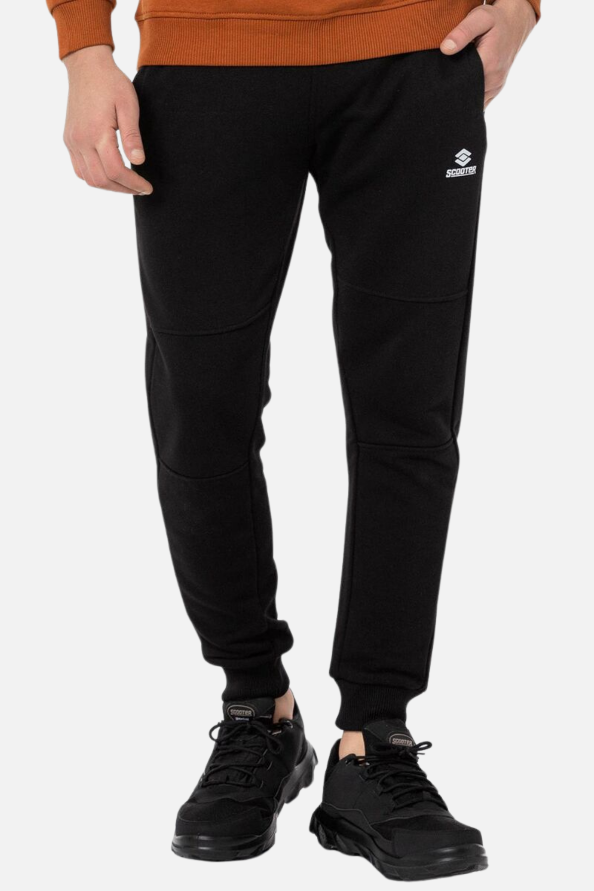 Scooter İpli Örme Eşofman Alt Siyah Erkek Eşofman Altı M1709TS