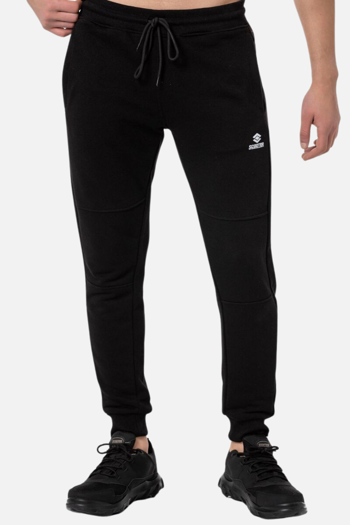Scooter İpli Örme Eşofman Alt Siyah Erkek Eşofman Altı M1709TS