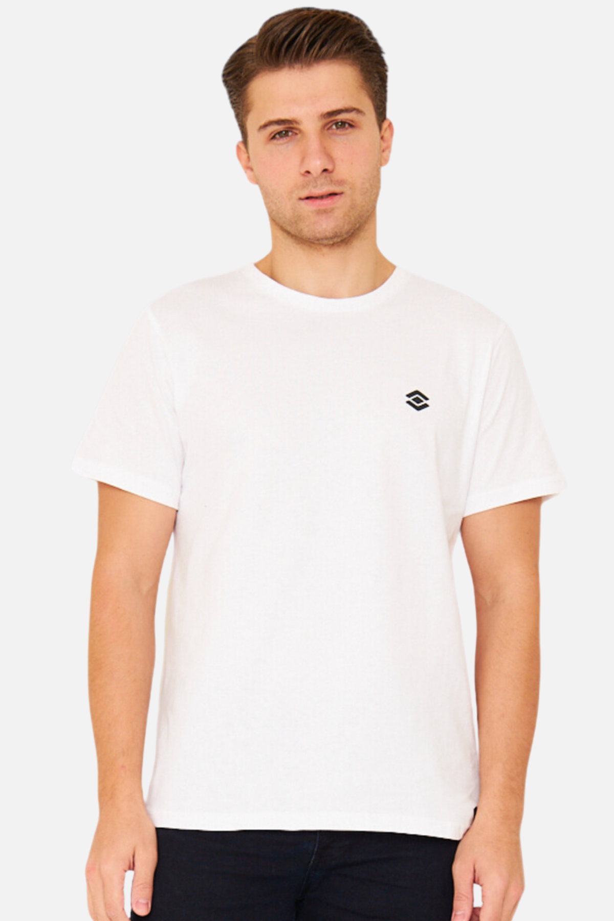 Scooter Kısa Kollu Bisiklet Yaka Beyaz Erkek Tshirt M1401TB
