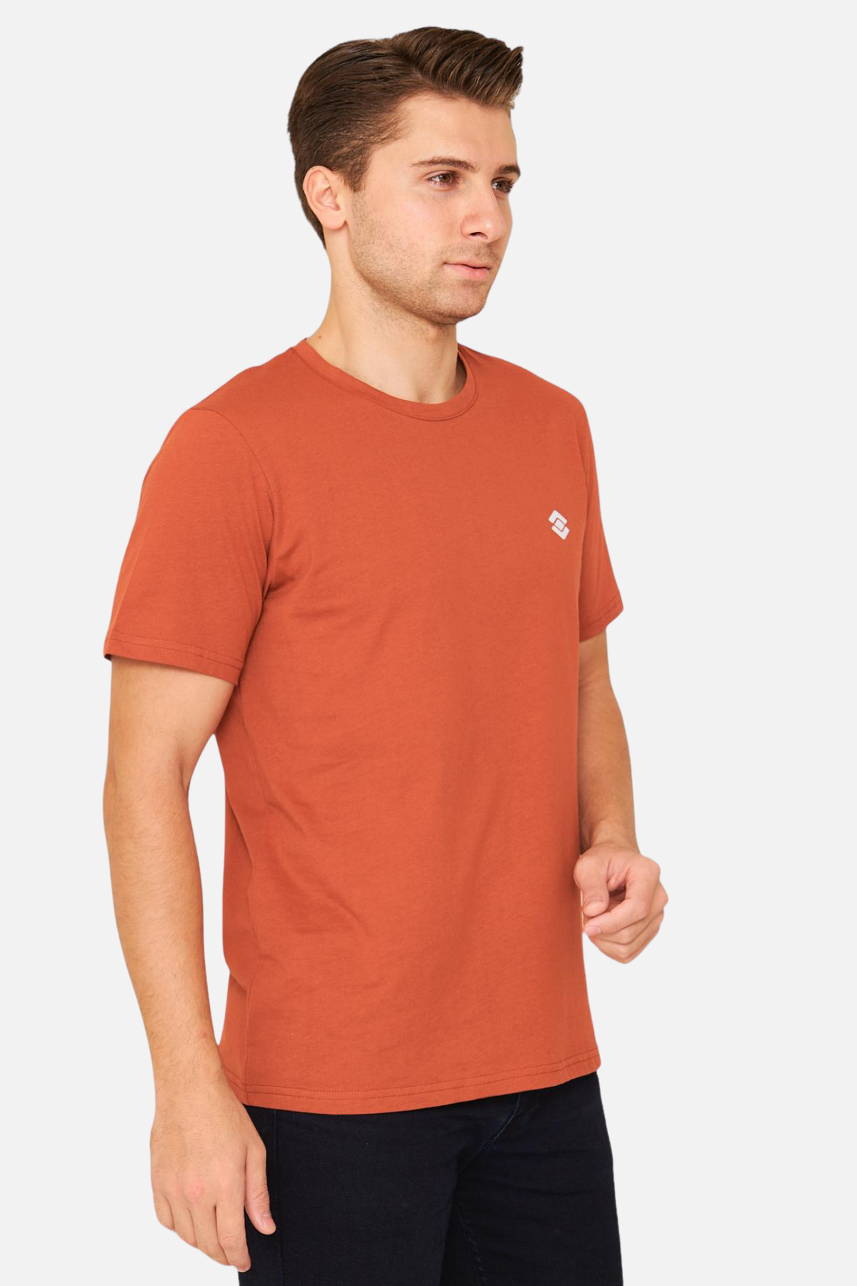 Scooter Kısa Kollu Bisiklet Yaka Kiremit Erkek Tshirt M1401TKR