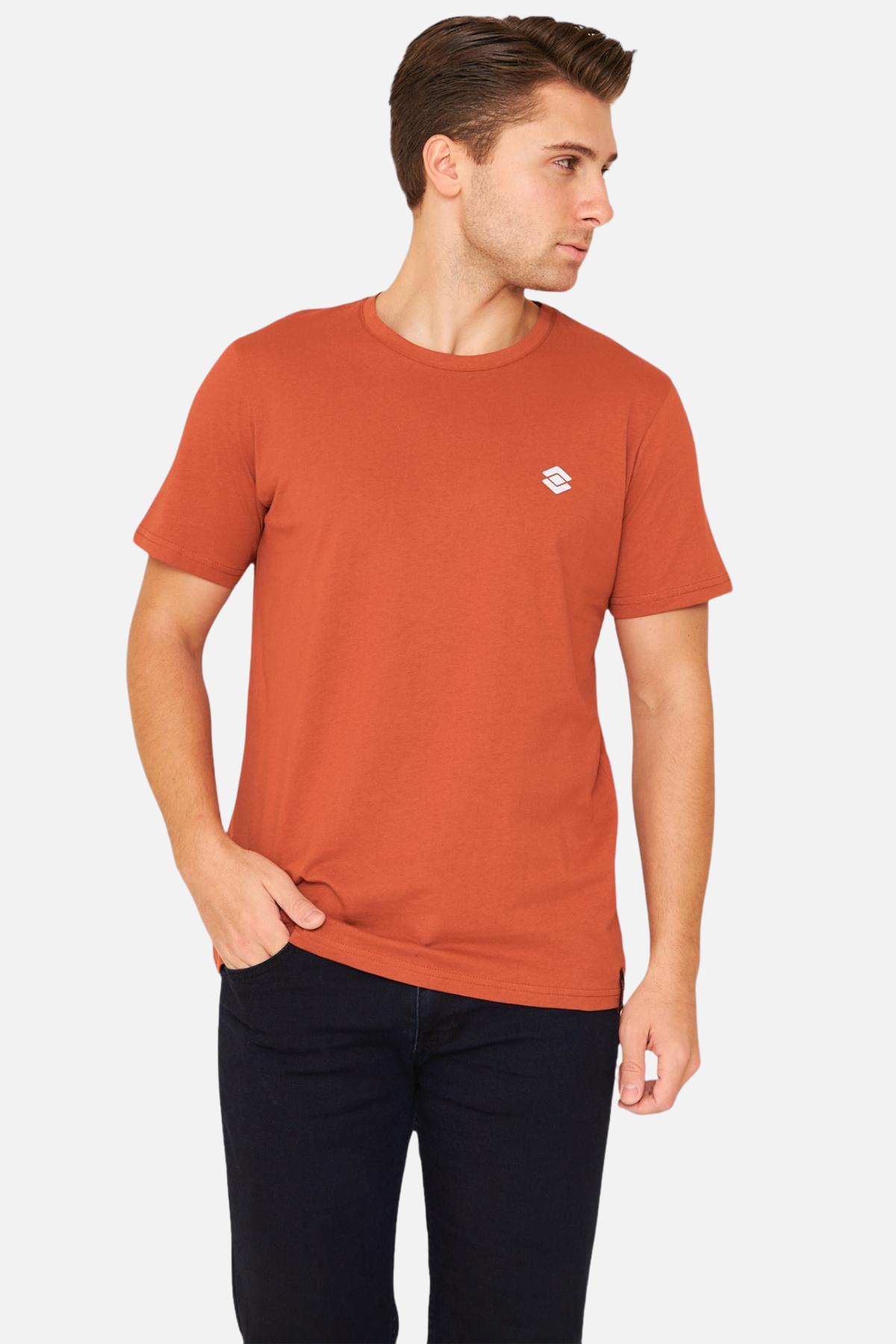 Scooter Kısa Kollu Bisiklet Yaka Kiremit Erkek Tshirt M1401TKR