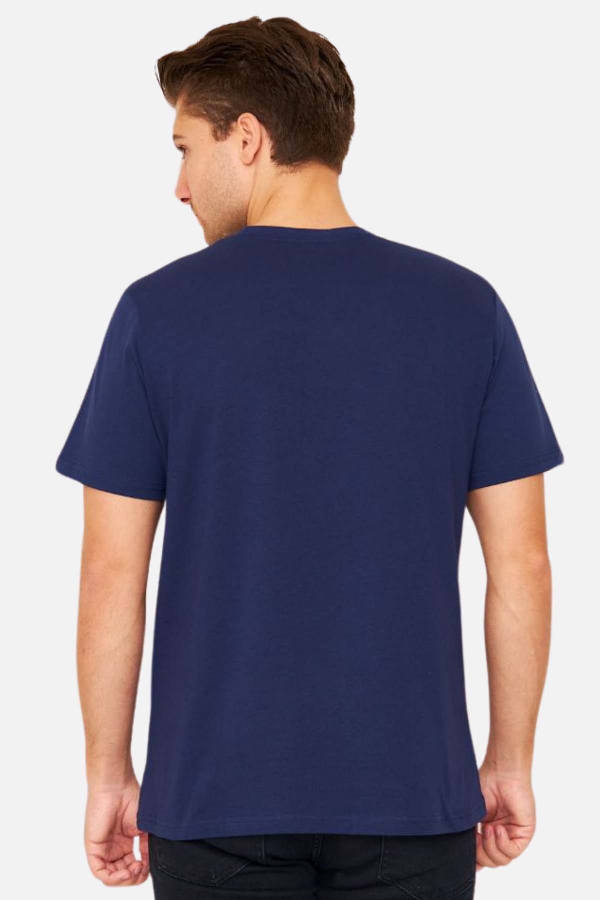 Scooter Kısa Kollu Bisiklet Yaka Lacivert Erkek Tshirt M1401TL