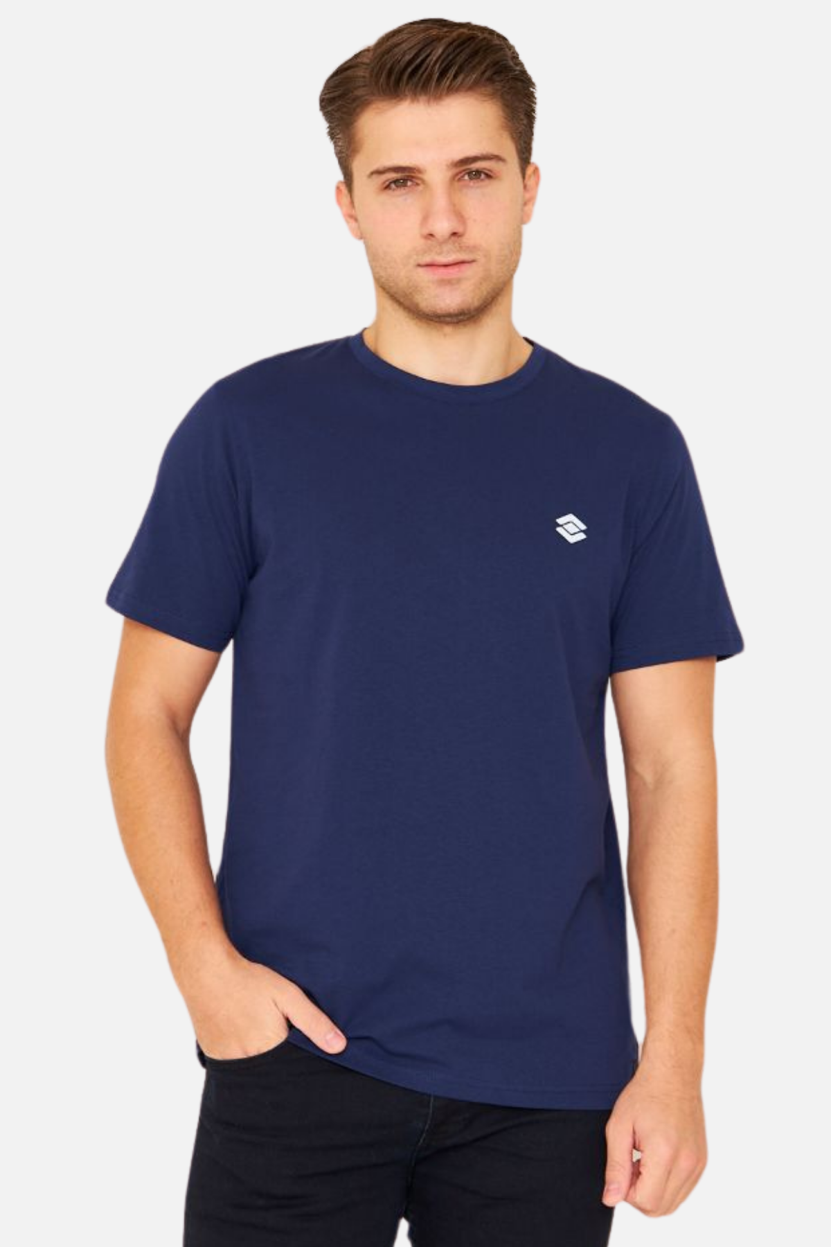 Scooter Kısa Kollu Bisiklet Yaka Lacivert Erkek Tshirt M1401TL