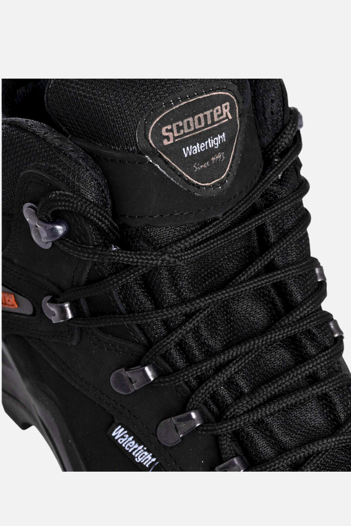 Scooter Su Geçirmez Deri Siyah Erkek Outdoor Bot M1210CS