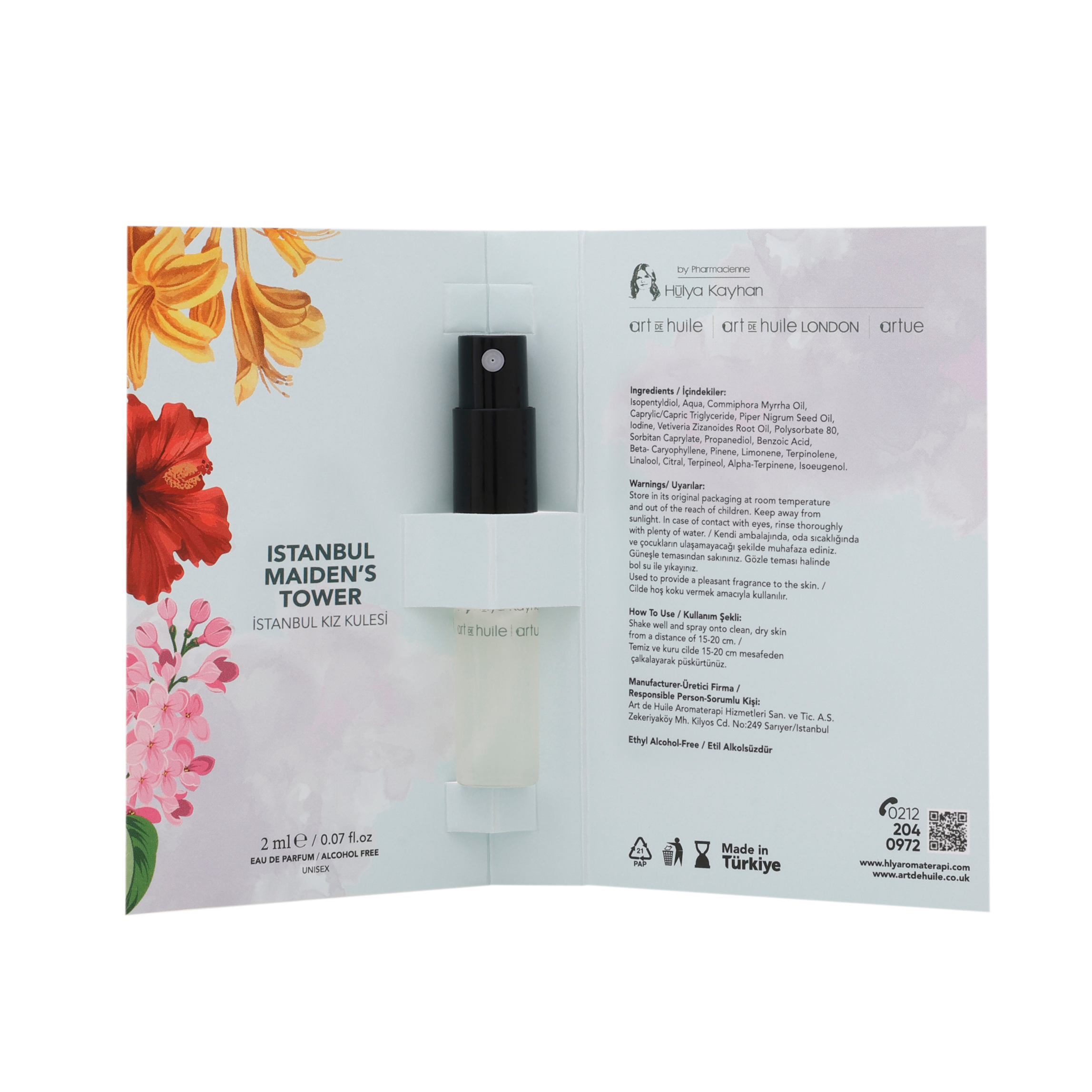 7 HILLS 7 HEALS MAIDEN'S TOWER ŞAL + 2 ml PARFUM SET
