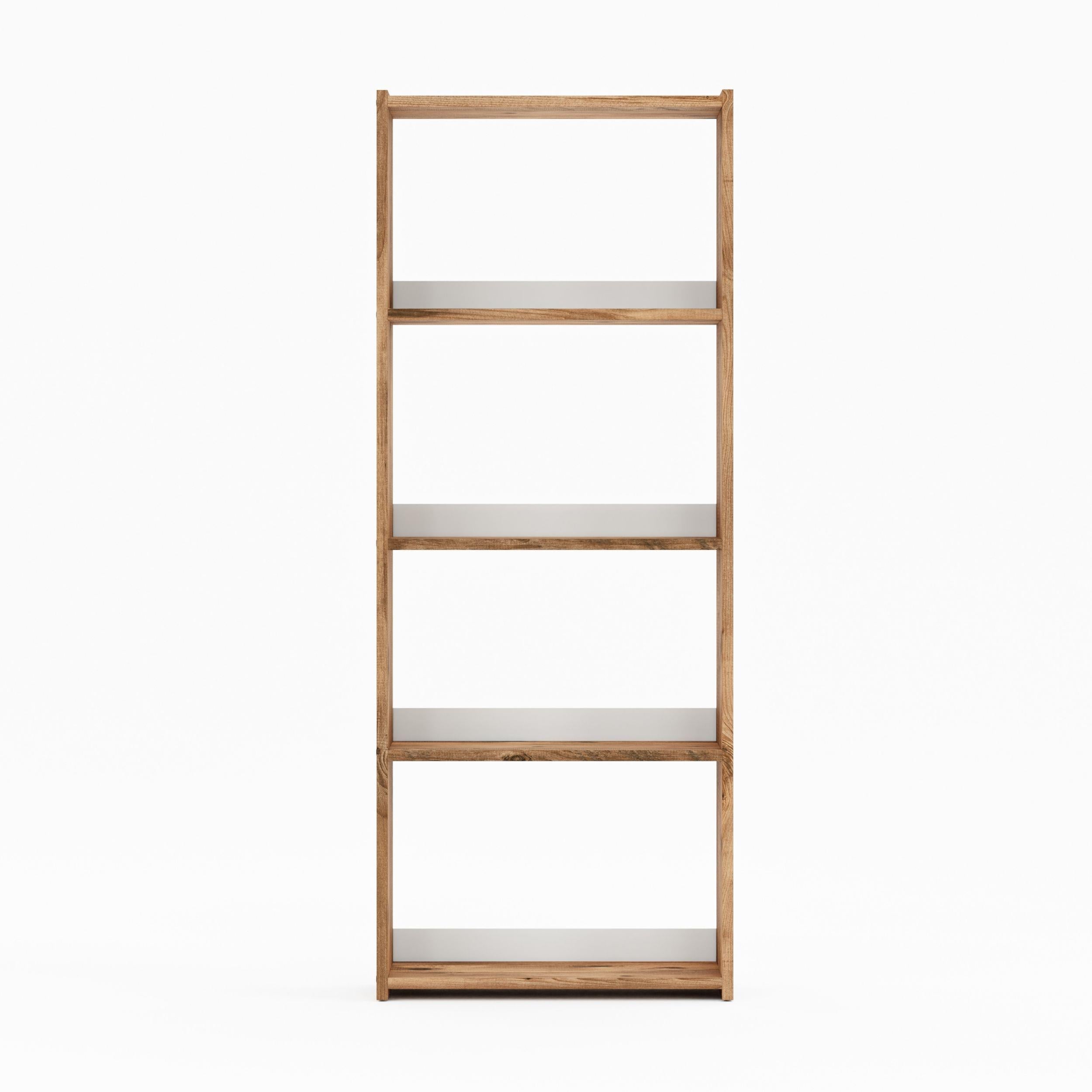  KTS3E Modern 5 Raflı Kitaplık - 54x155cm - Çam