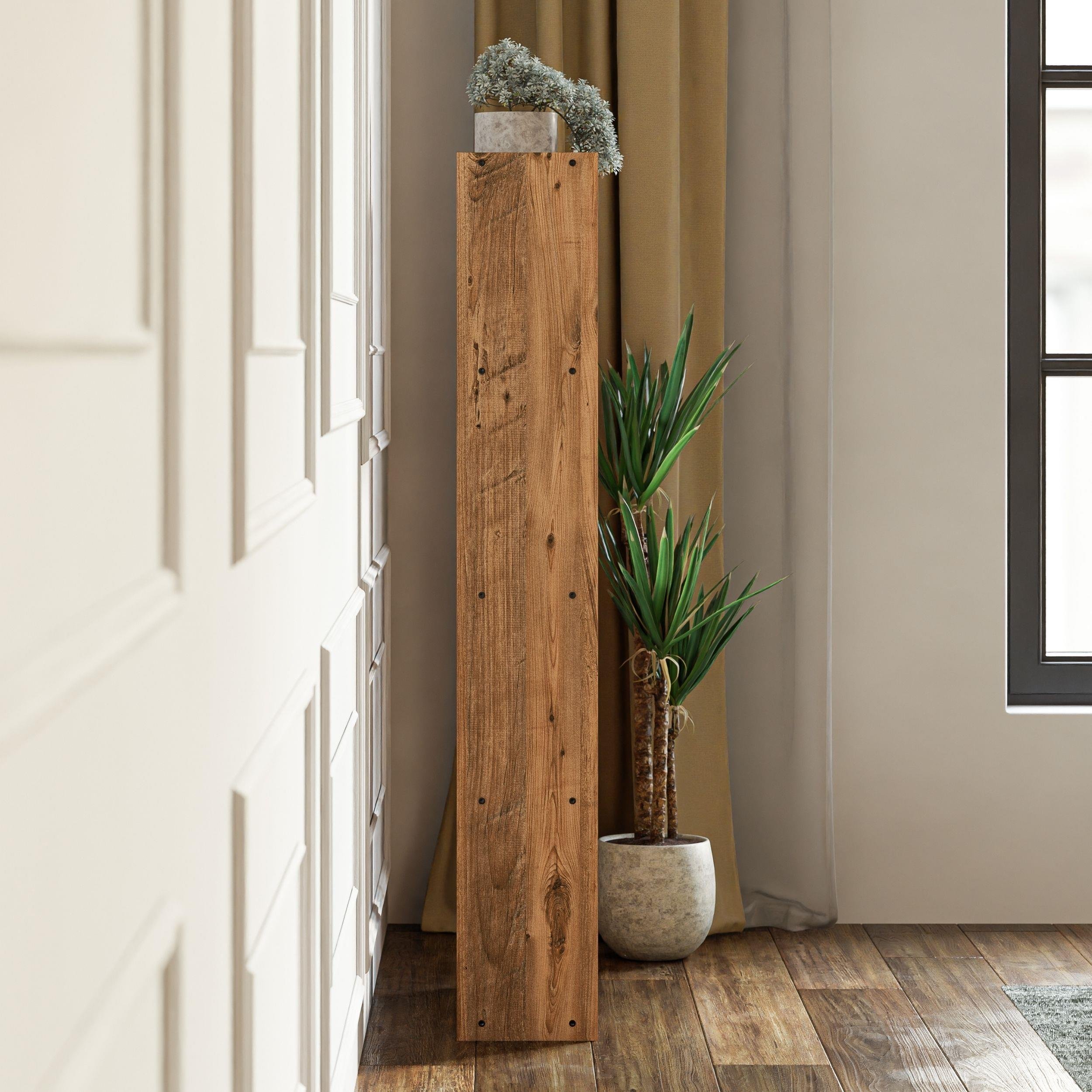  KTS3E Modern 5 Raflı Kitaplık - 54x155cm - Çam